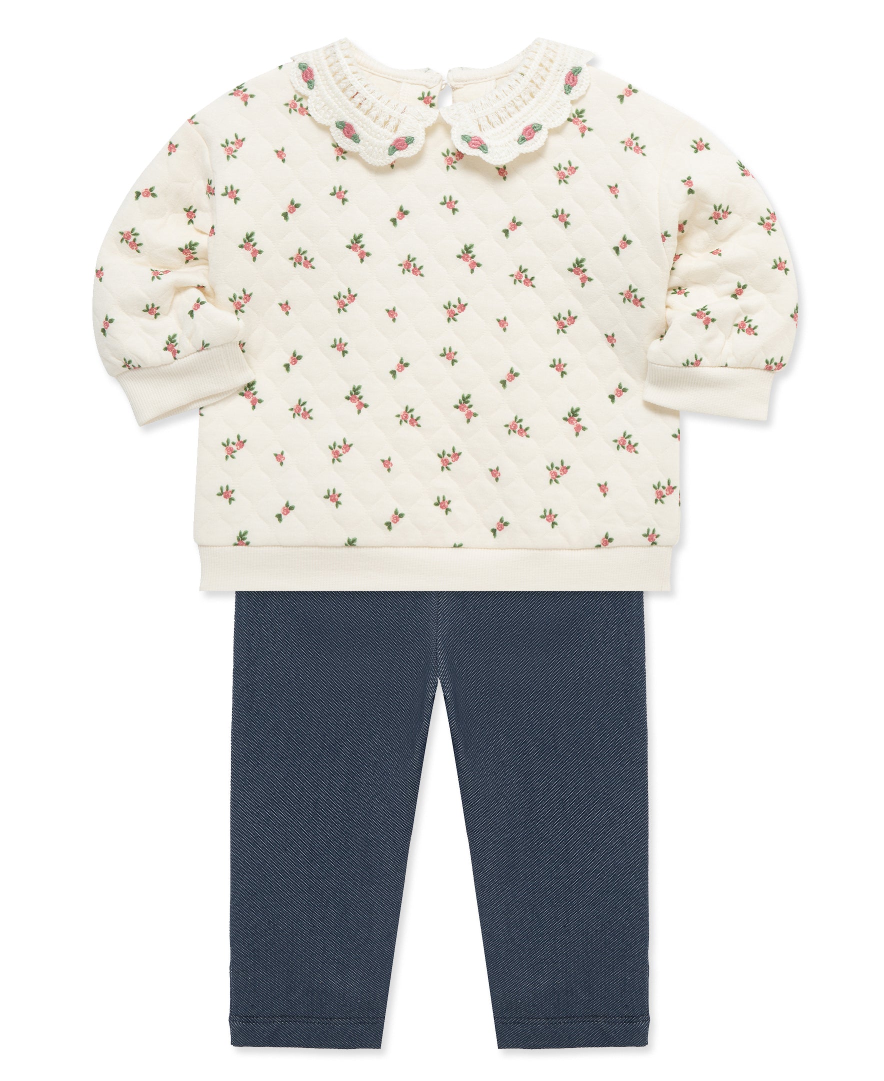 Rose 2-PieceToddler Sweatshirt Set (2T-4T) - Little Me
