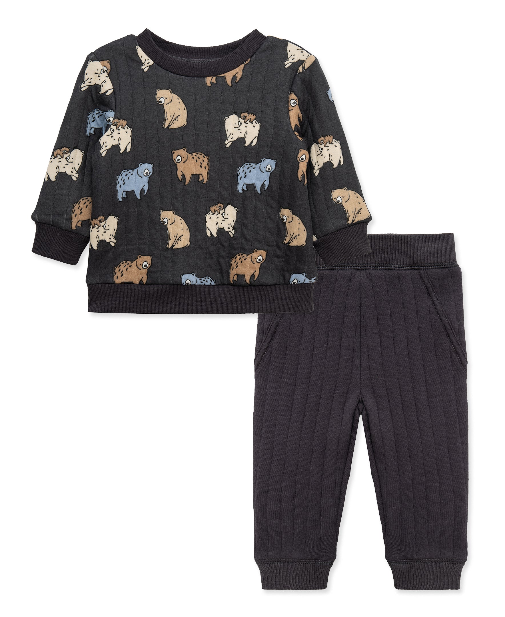 Bear 2-Piece Sweatshirt Set (2T-4T) - Little Me