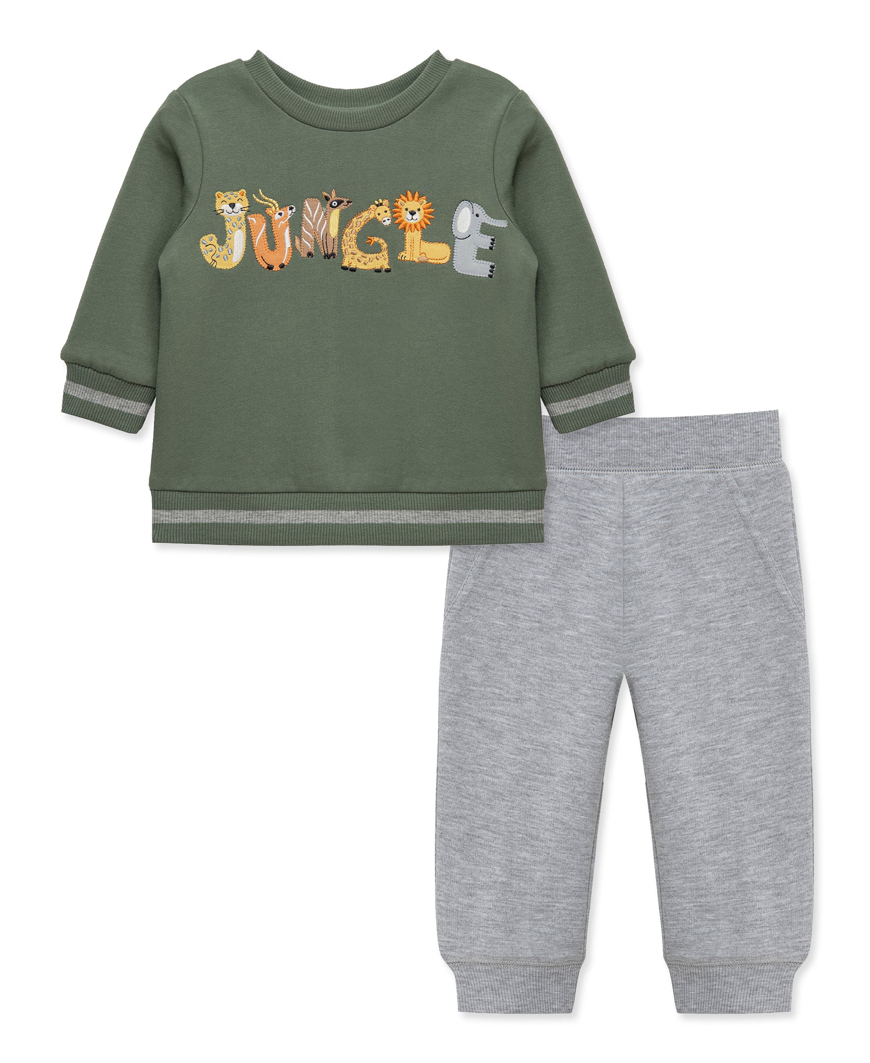 Jungle 2-Piece Sweatshirt Set (12M-24M) - Little Me