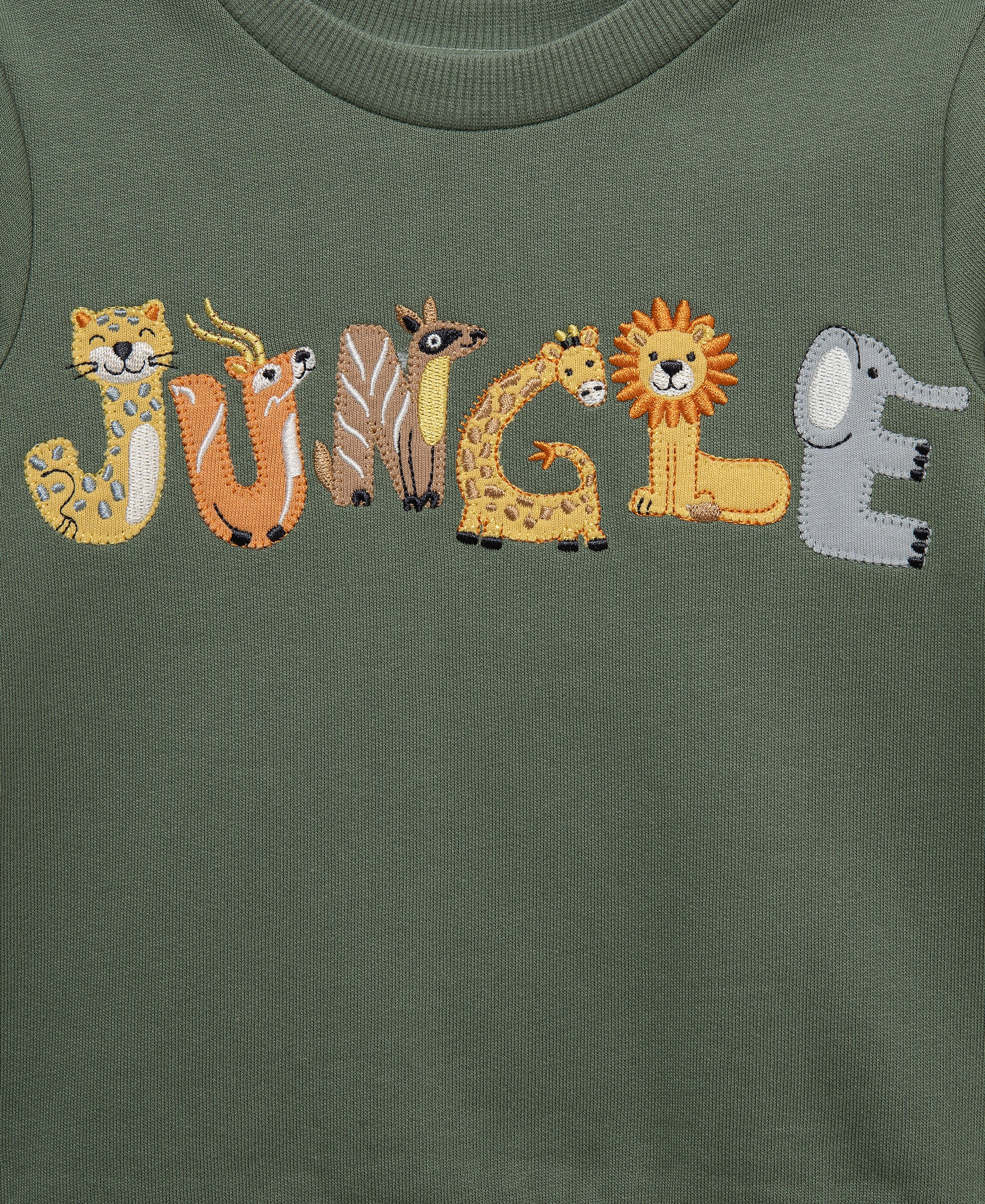 Jungle 2-Piece Sweatshirt Set (2T-4T) - Little Me