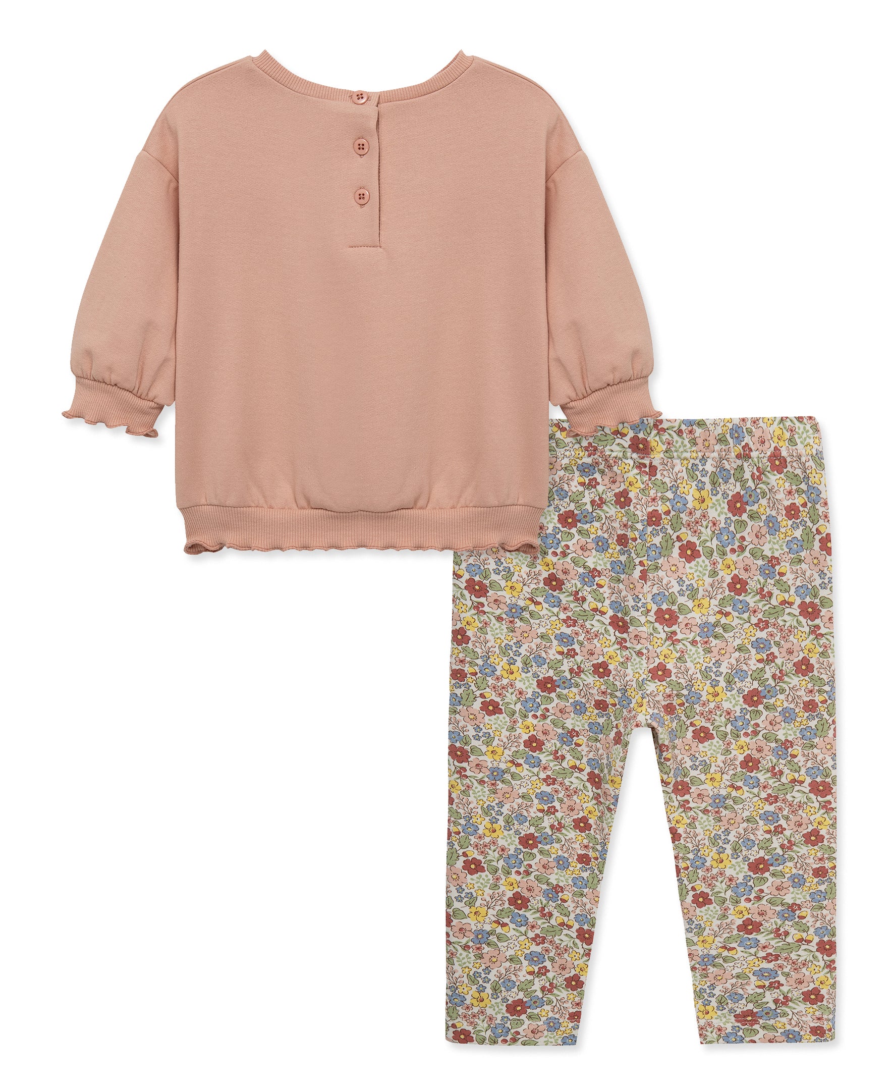 Bow 2-Piece Sweatshirt Set (2T-4T) - Little Me