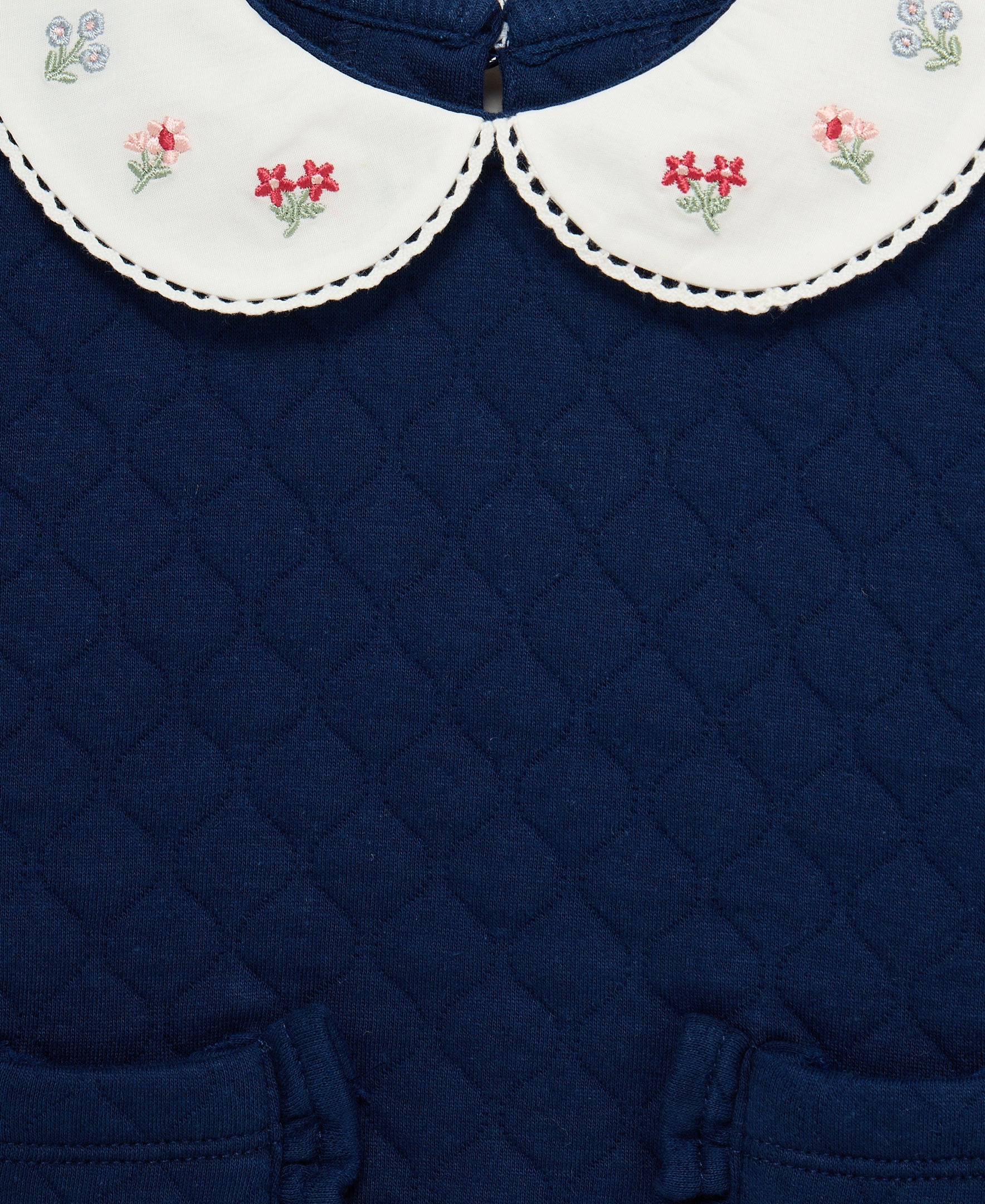 Navy Floral 2-Piece Sweatshirt Set (12M-24M) - Little Me