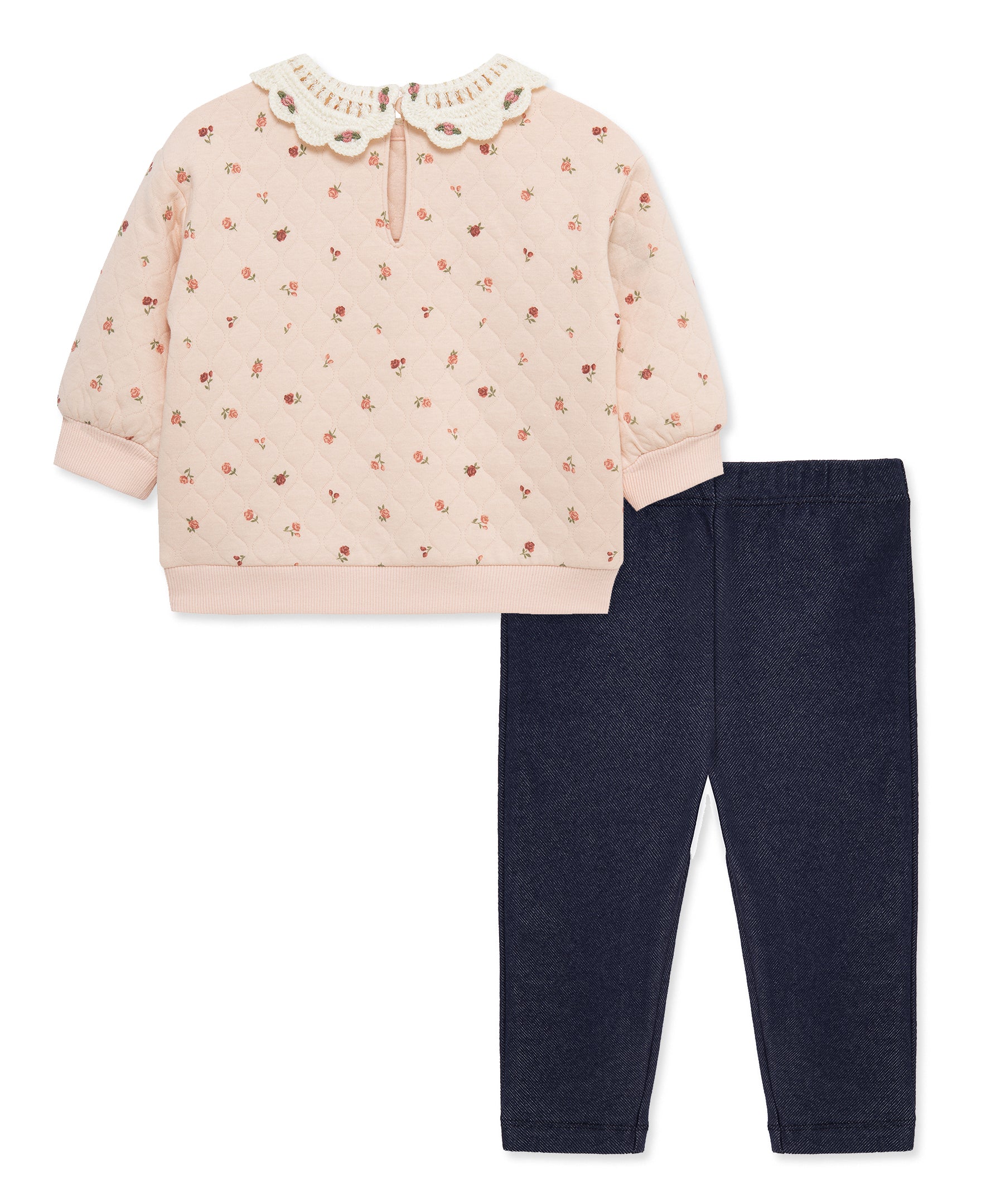 Rose 2-Piece Sweatshirt Set (12M-24M) - Little Me