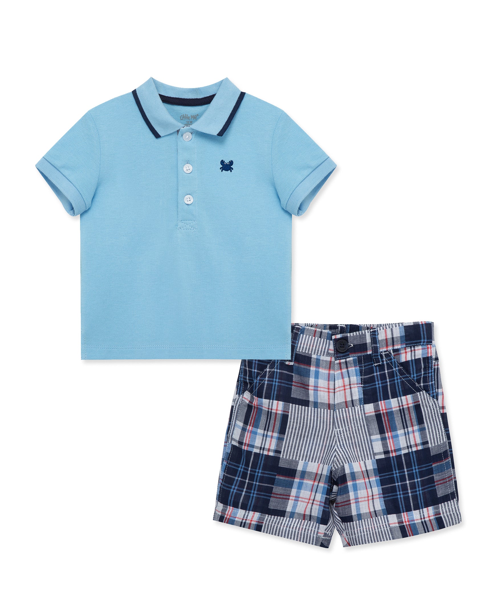 Crab Polo Short Set (2T-4T) - Little Me