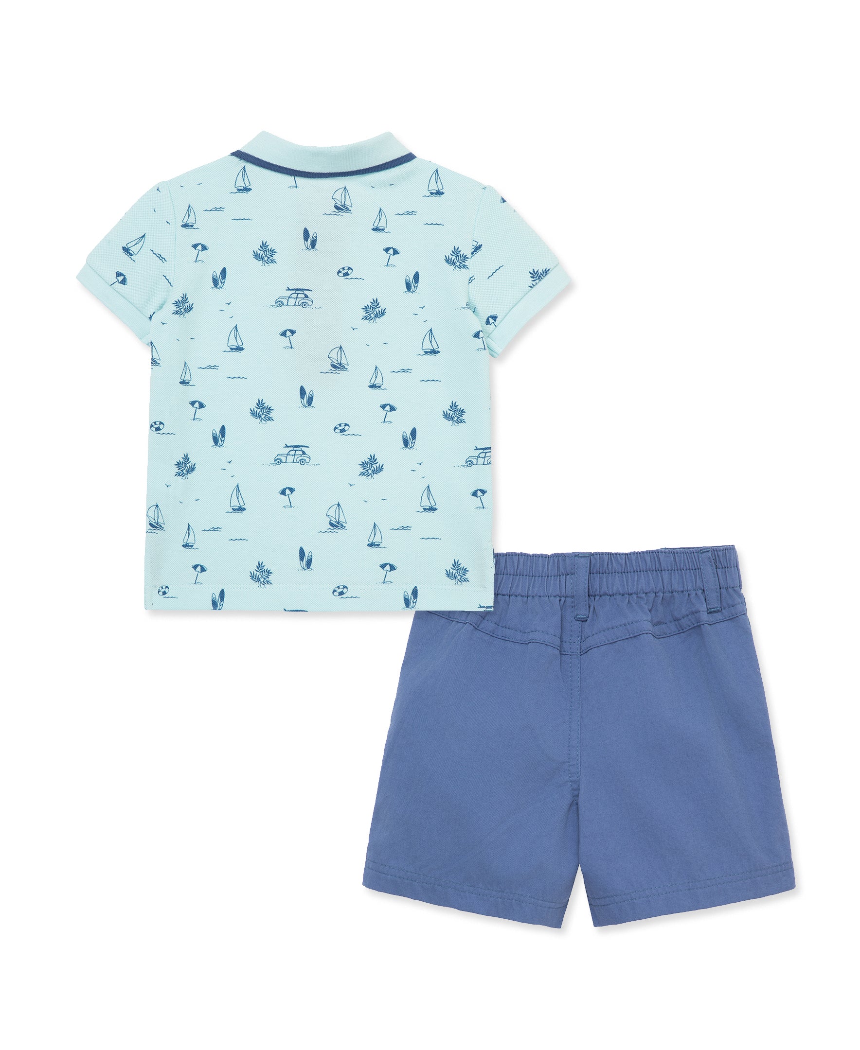 Beach Polo Short Set (12M-24M) - Little Me
