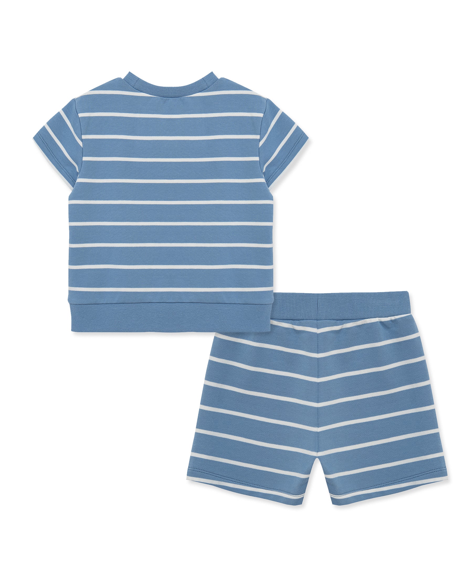 Blue Stripe 2-Piece Short Set (12M-24M)