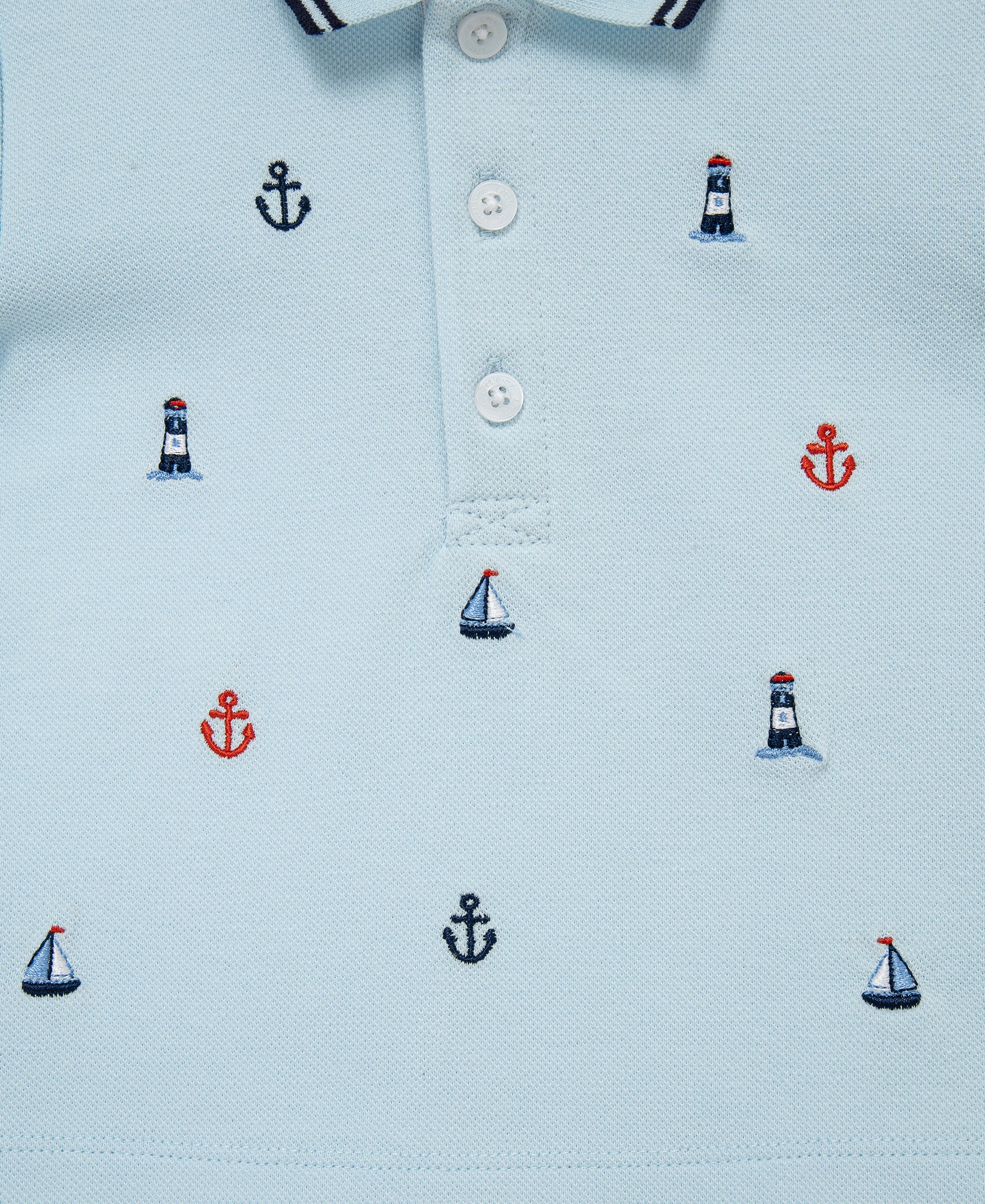 Nautical Polo Short Set (2T-4T) - Little Me