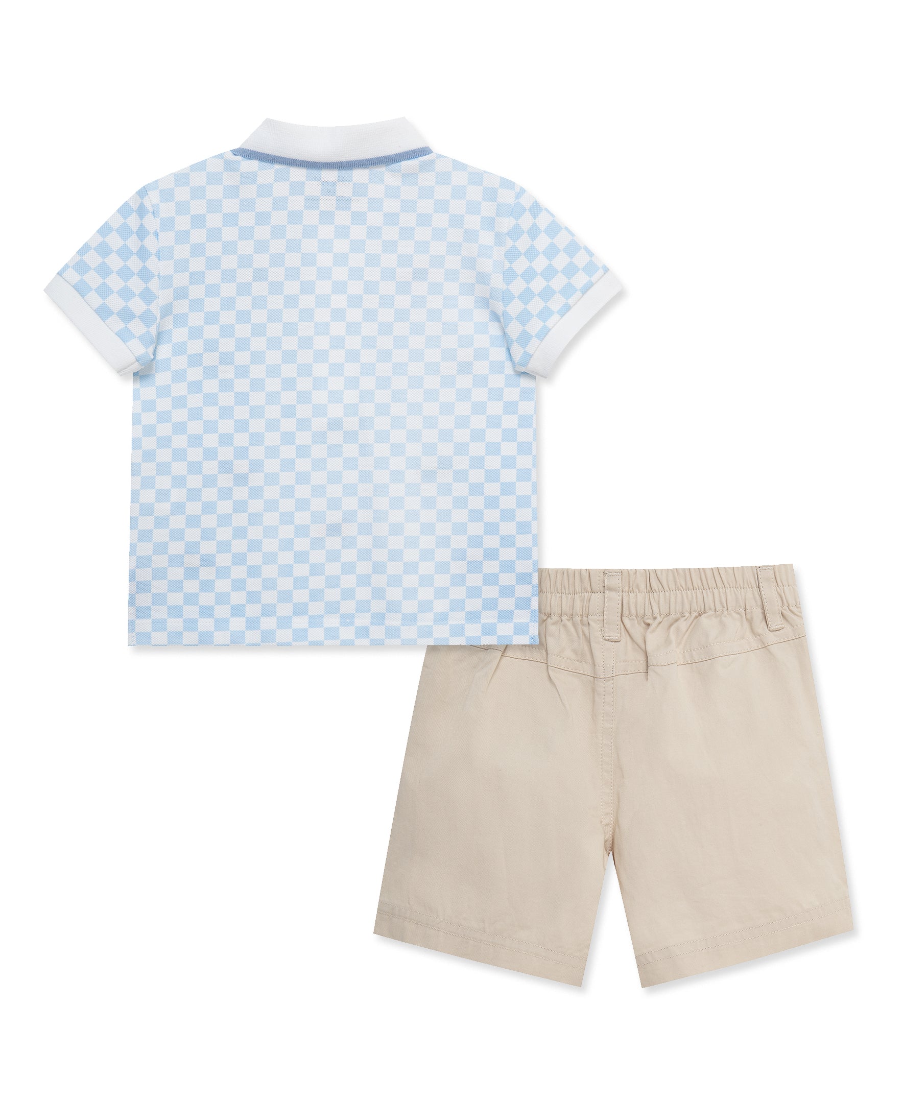 Race Car Polo Short Set (12M-24M) - Little Me