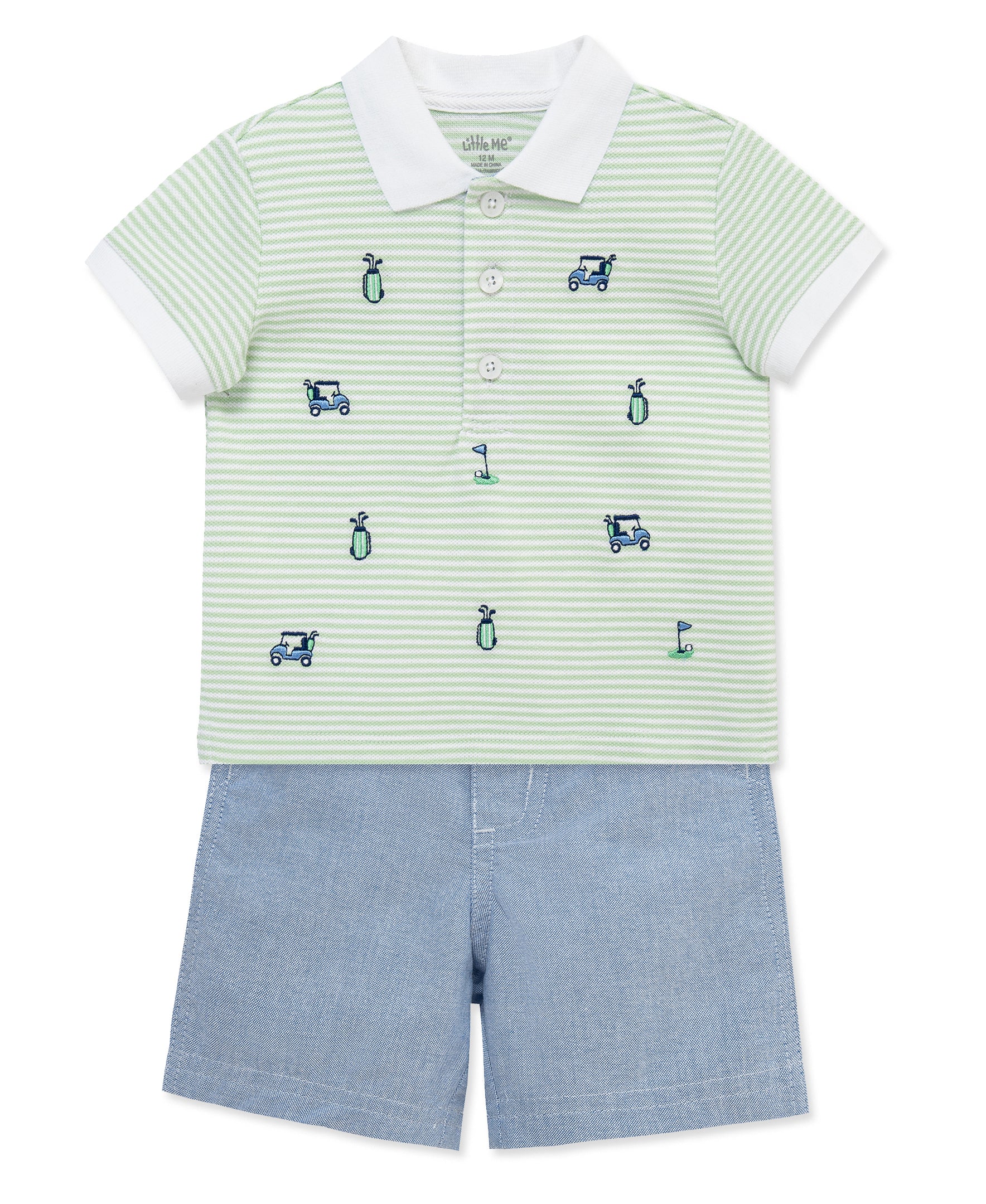 Golf Polo Short Set (2T-4T) - Little Me