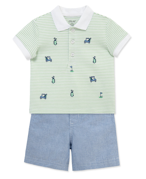 Golf Polo Short Set (2T-4T) - Little Me