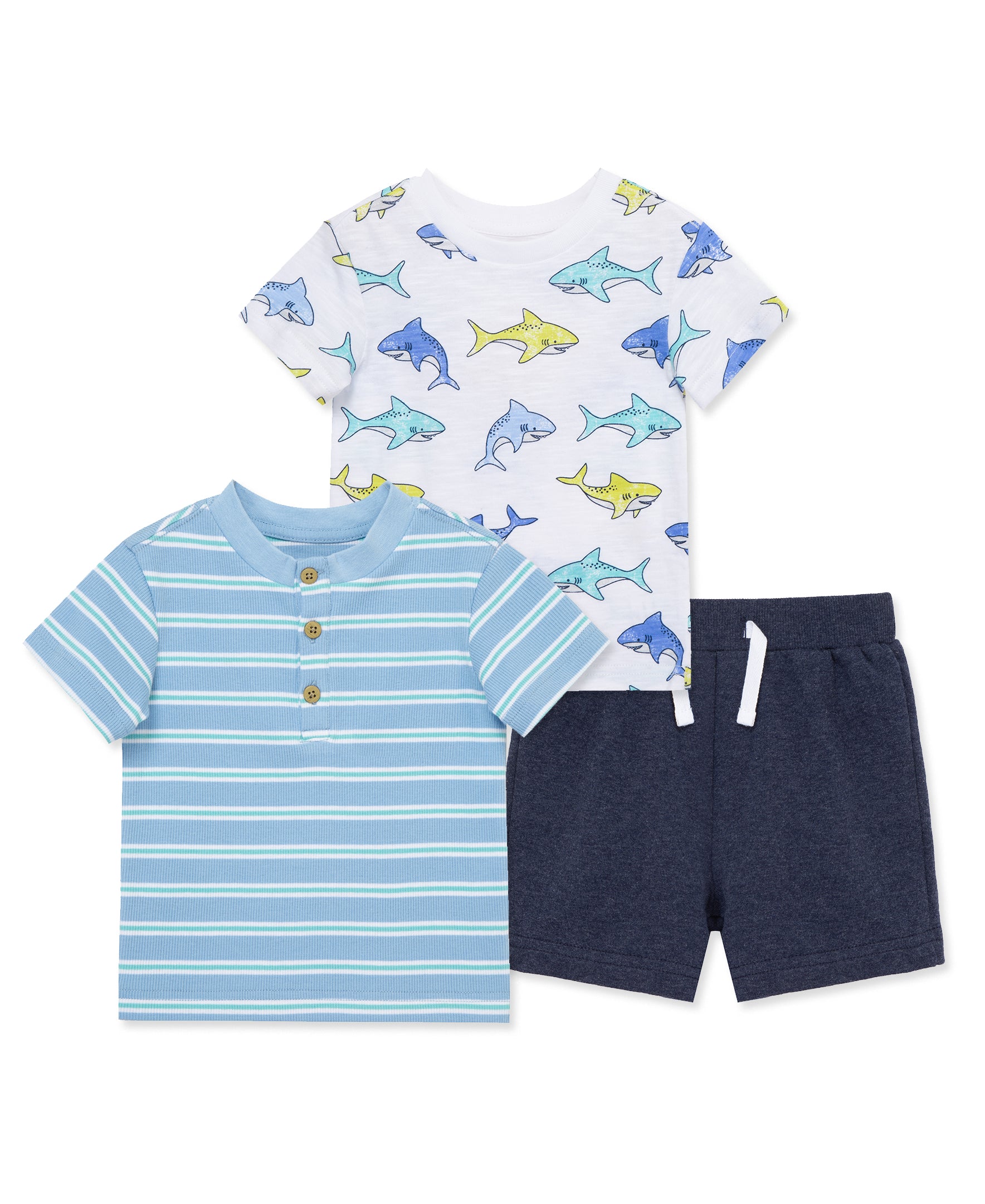 Shark 3-Piece Play Set (2T-4T) - Little Me