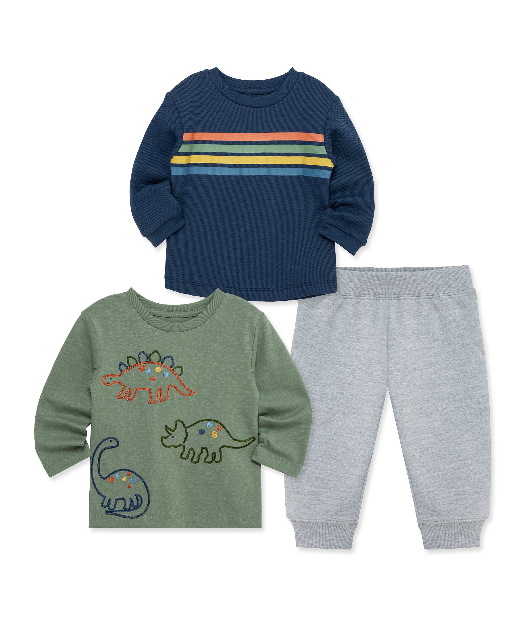 Dino 3-Piece Toddler Play Set (2T-4T) - Little Me