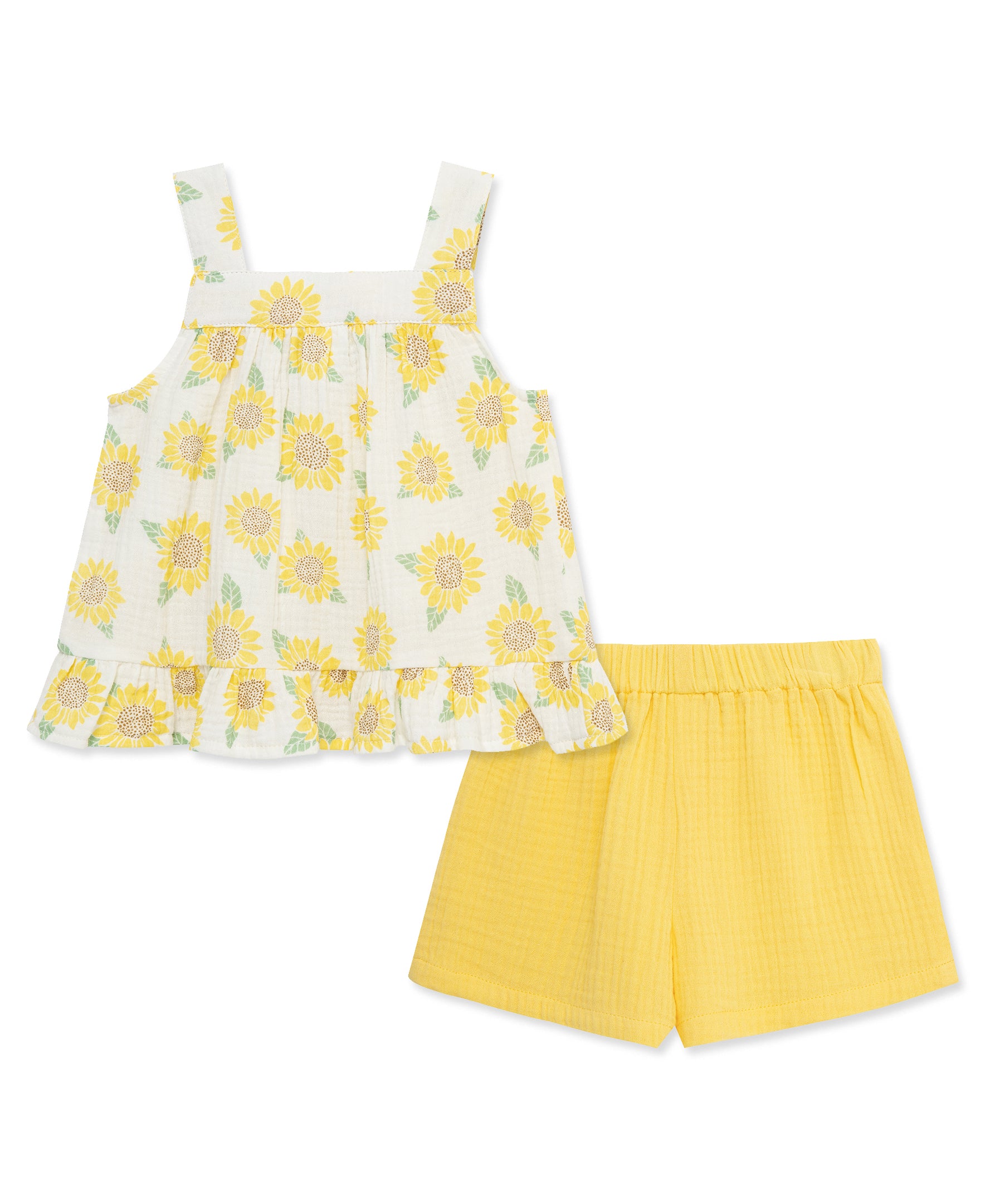 Sunflower 2-Piece Woven Play Set (12M-24M)