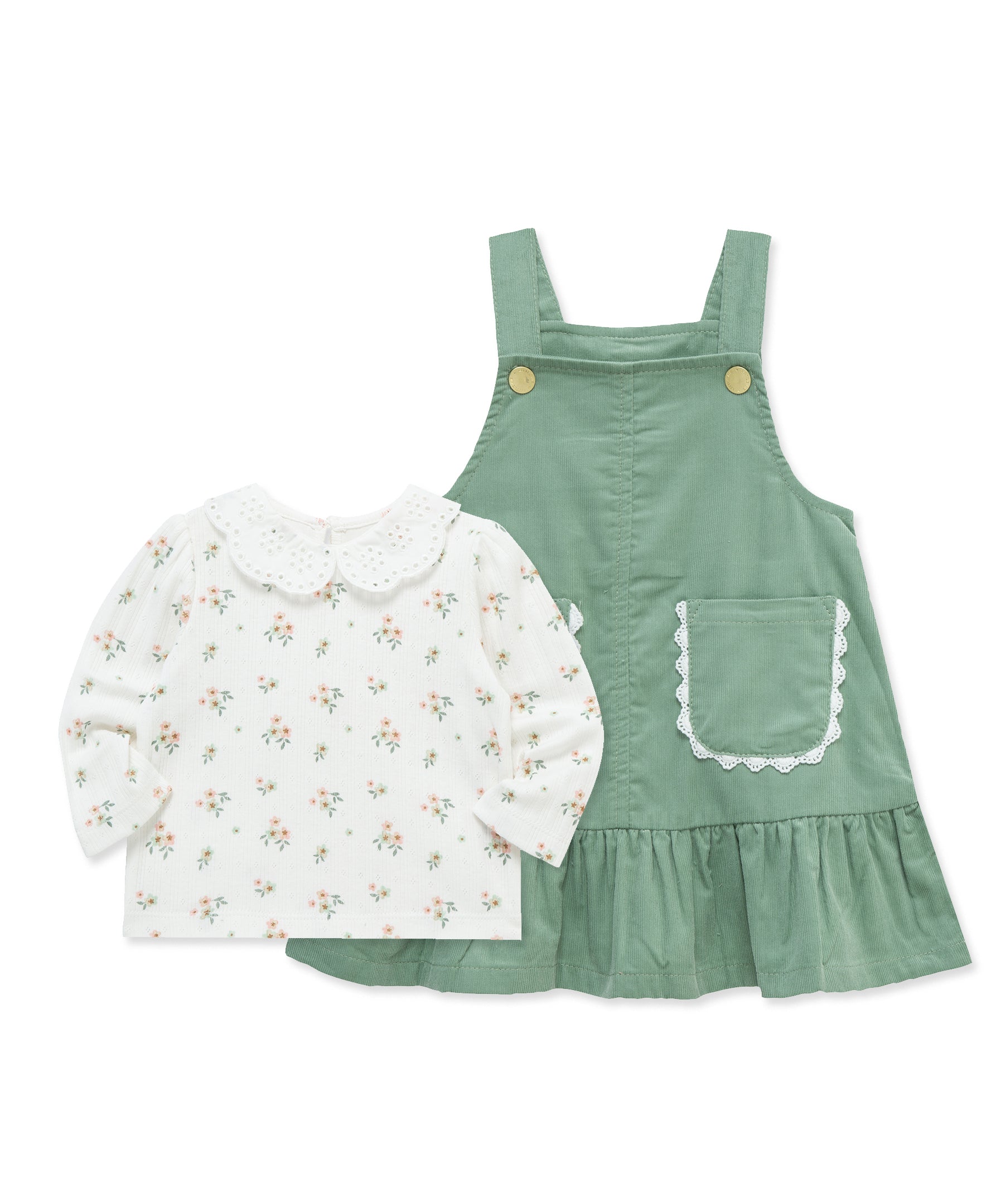 Green Toddler Jumper Set (2T-4T) - Little Me