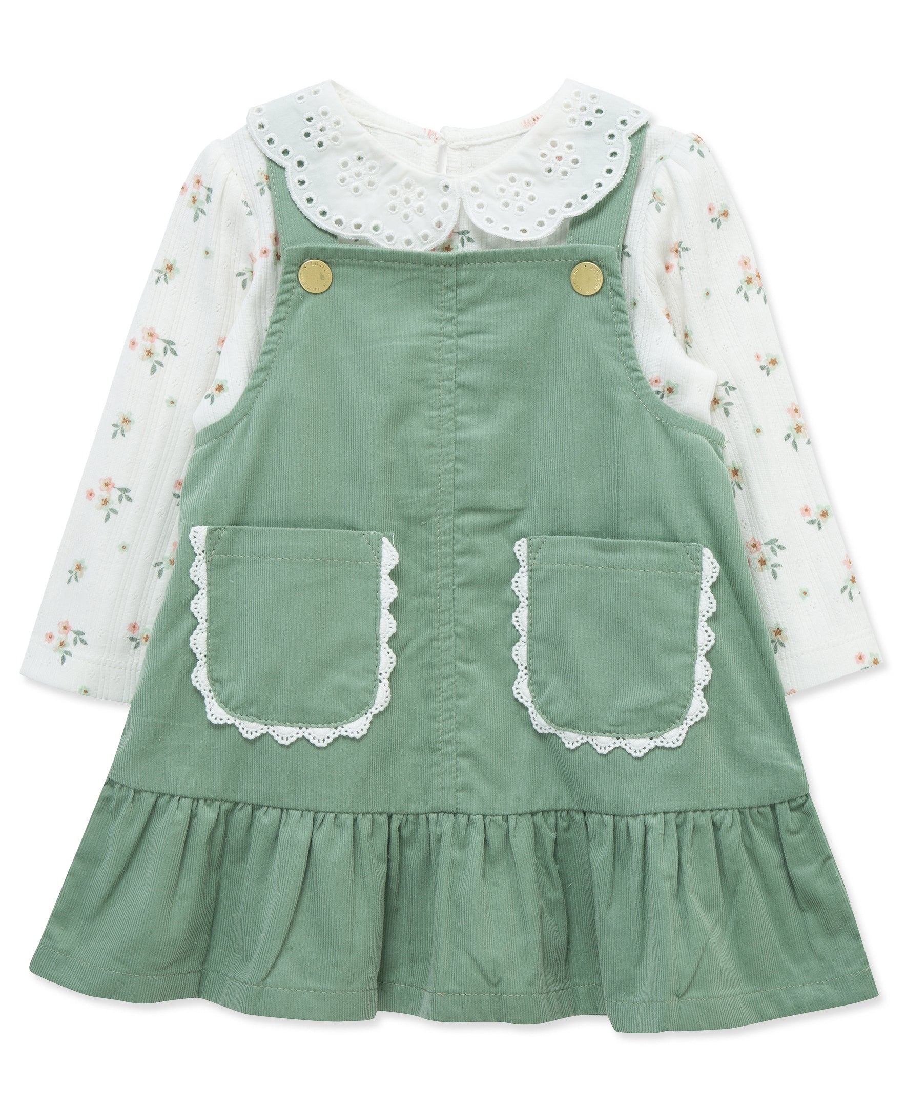 Green Toddler Jumper Set (2T-4T) - Little Me