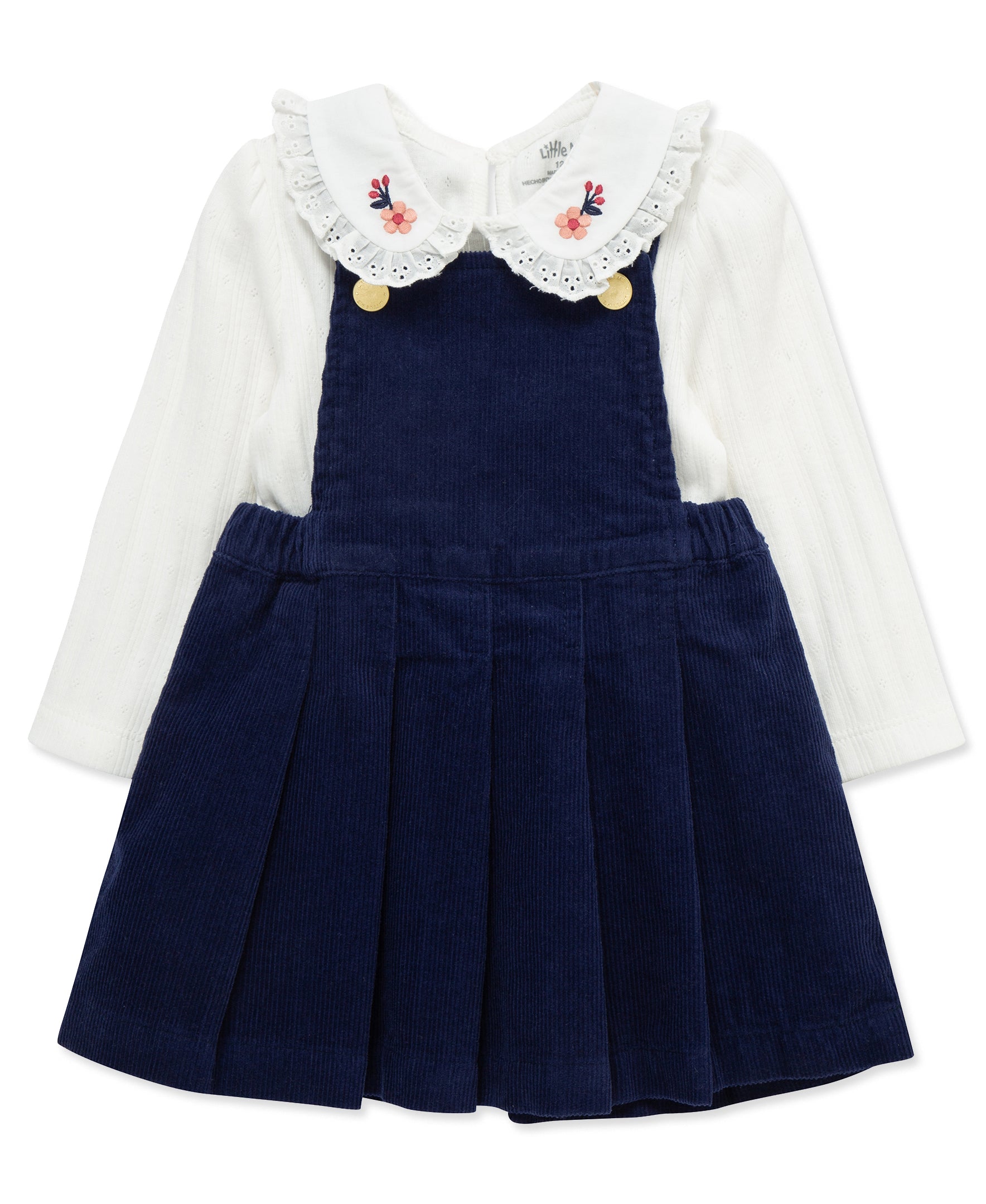 Pleated Toddler Jumper Set (2T-4T) - Little Me