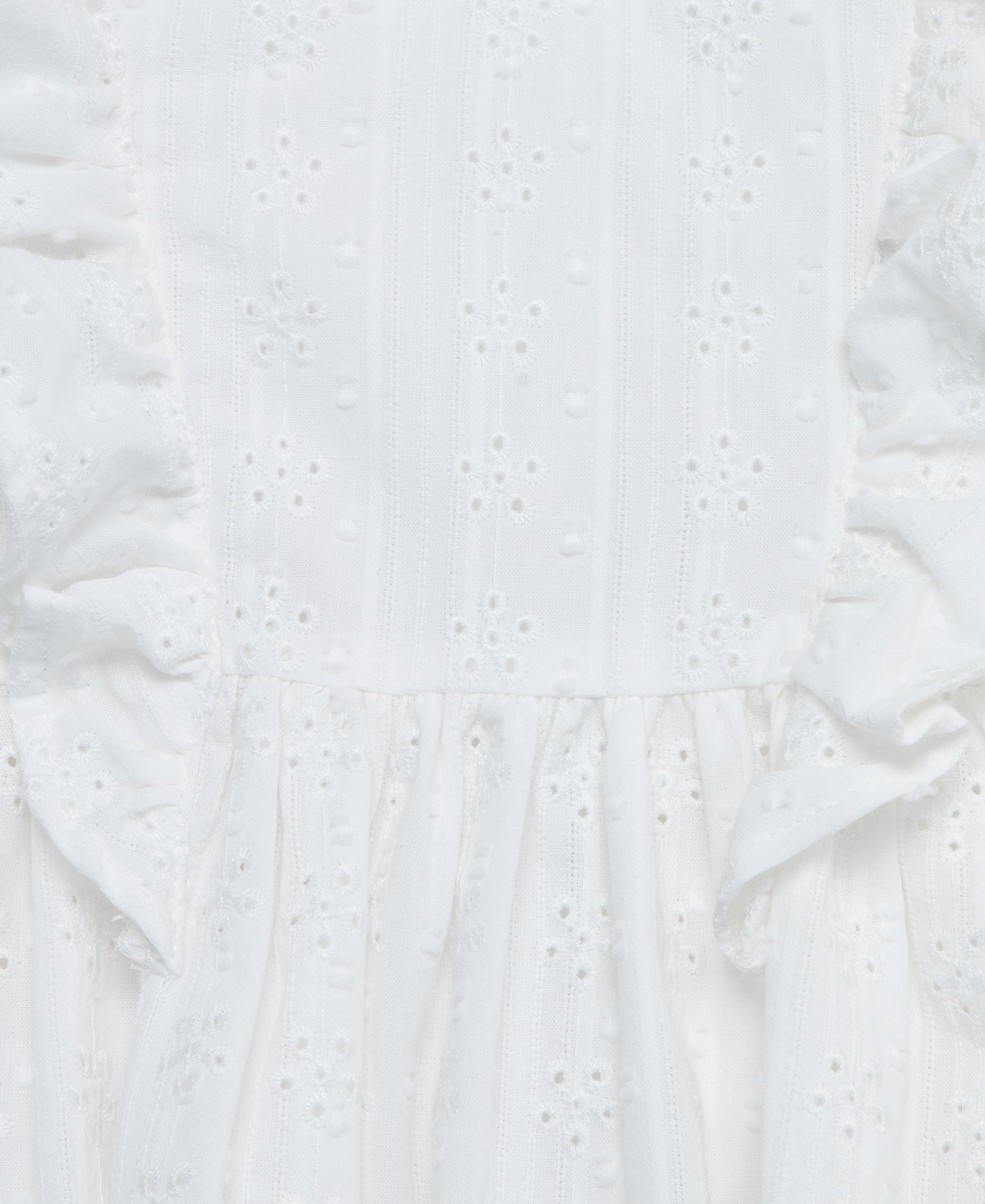 White Embroidered Woven Sundress- Toddler (2T-4T) - Little Me