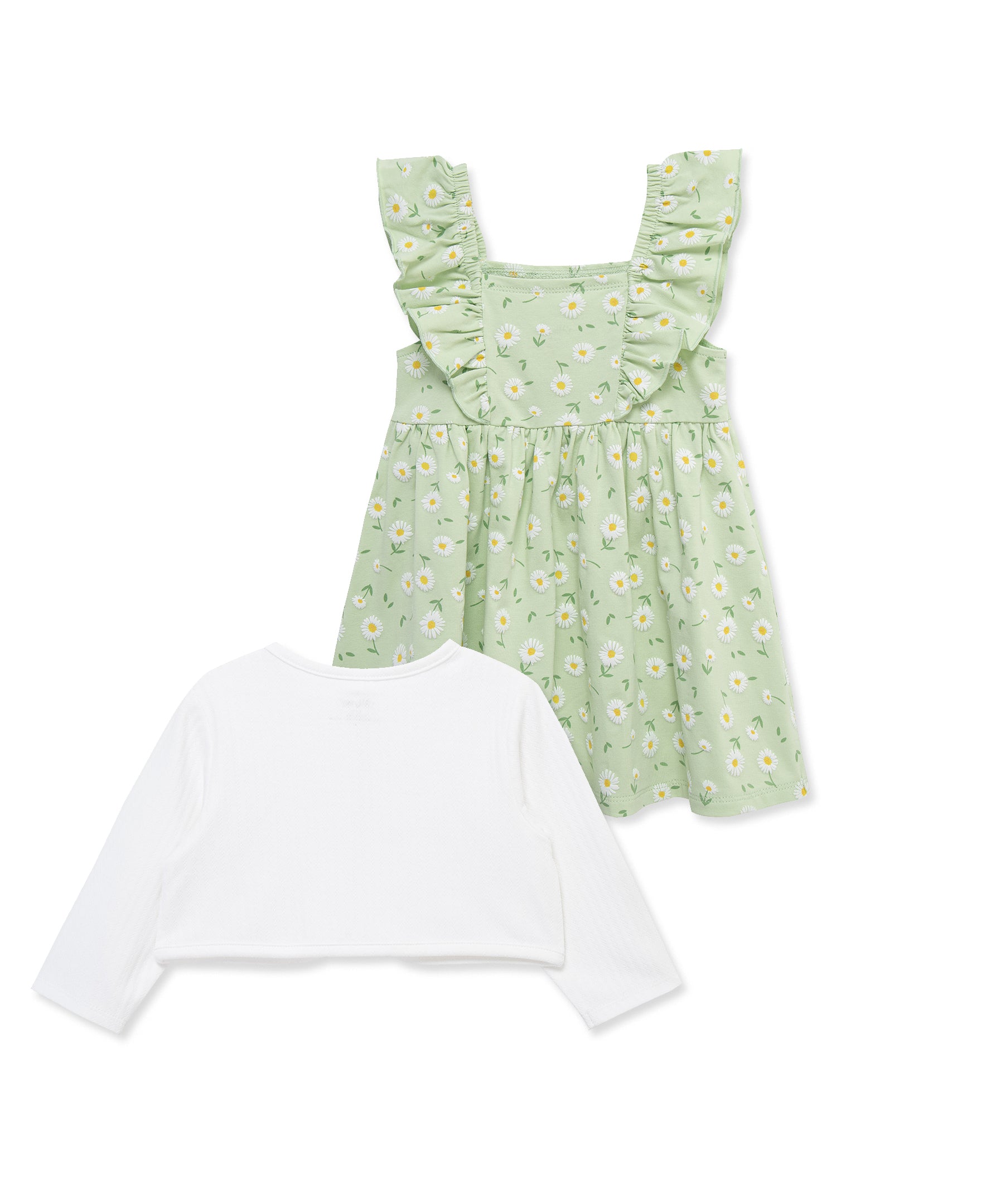 Daisy Knit Dress & Cardigan Set (2T-4T) - Little Me
