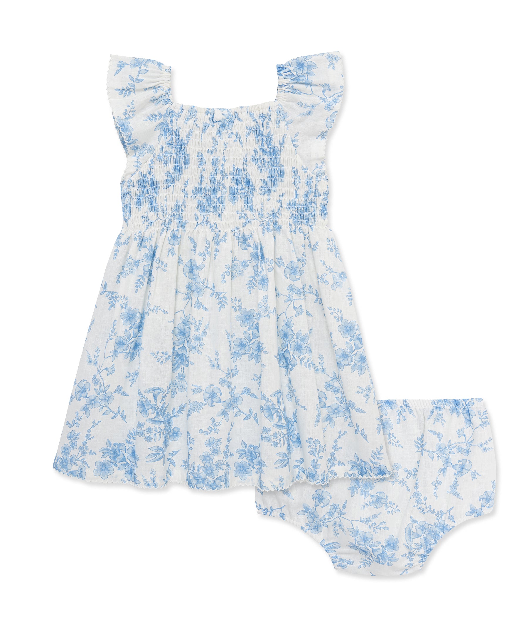 Floral Toile Woven Sundress w/ Panty (12M-24M)