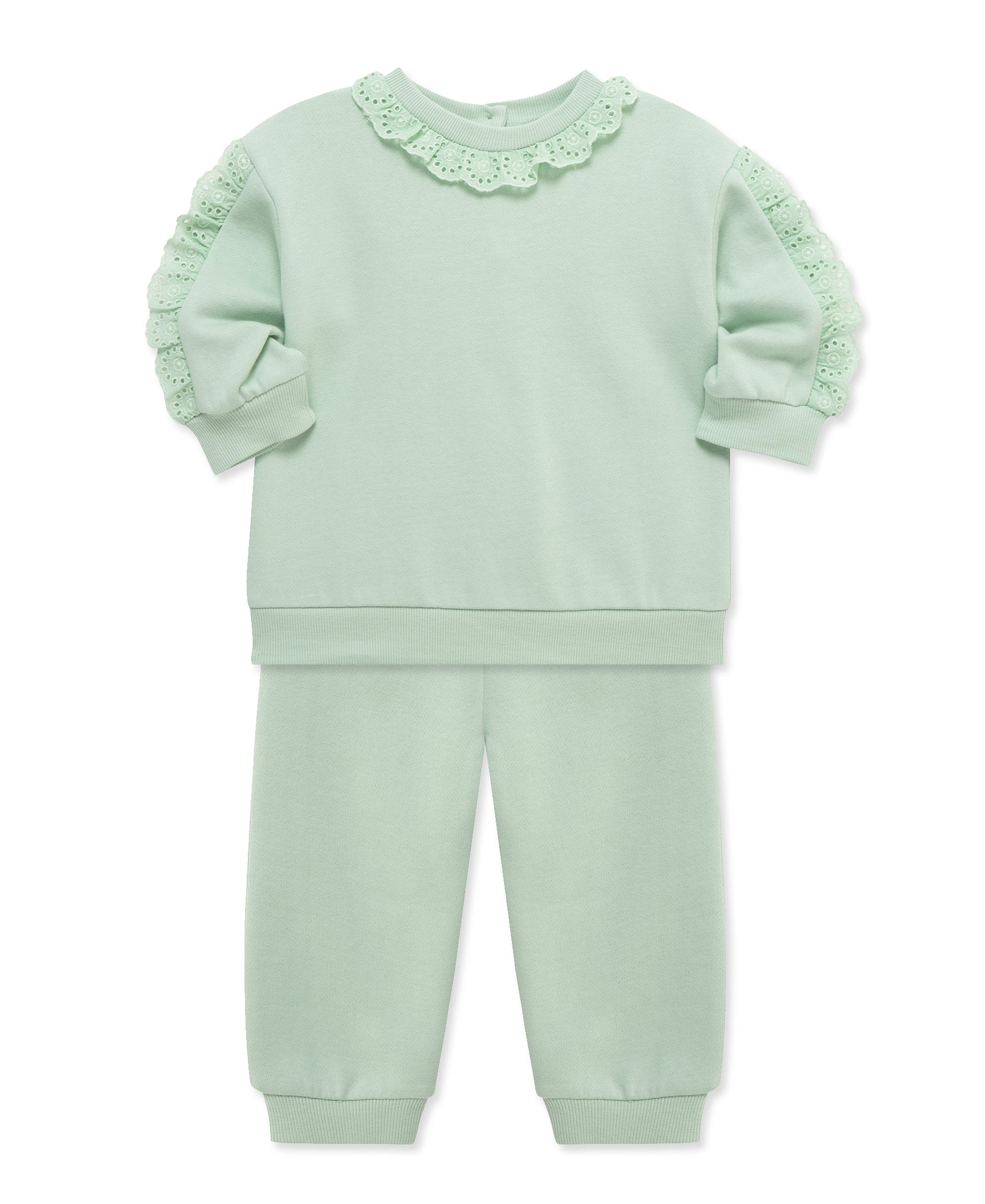 Green Toddler Sweatshirt Set (2T-4T) - Little Me