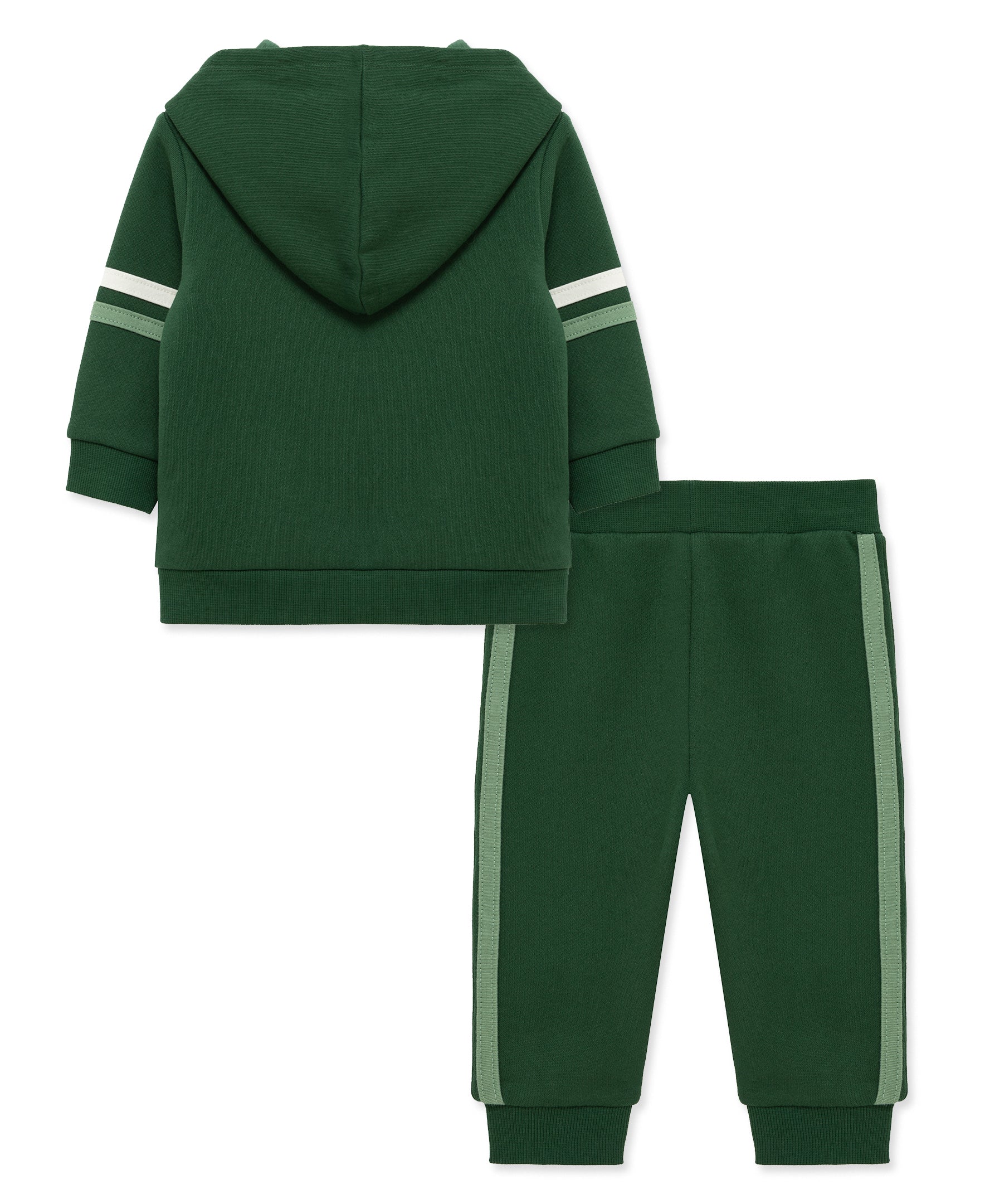 Green Sweatshirt Toddler Hoodie Set (2T-4T) - Little Me