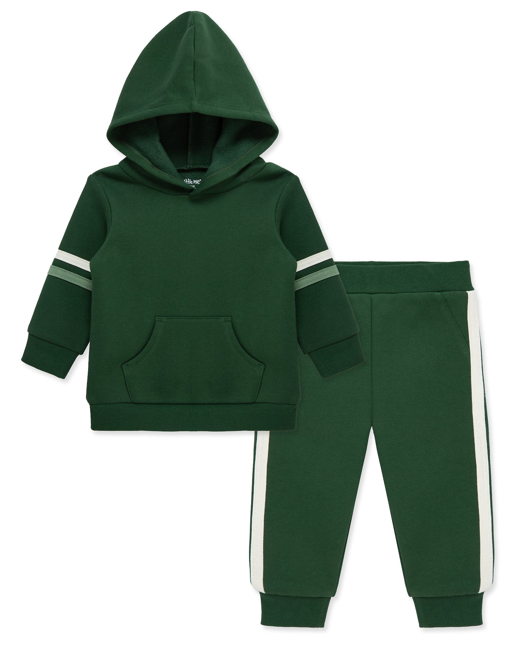 Green Sweatshirt Toddler Hoodie Set (2T-4T) - Little Me