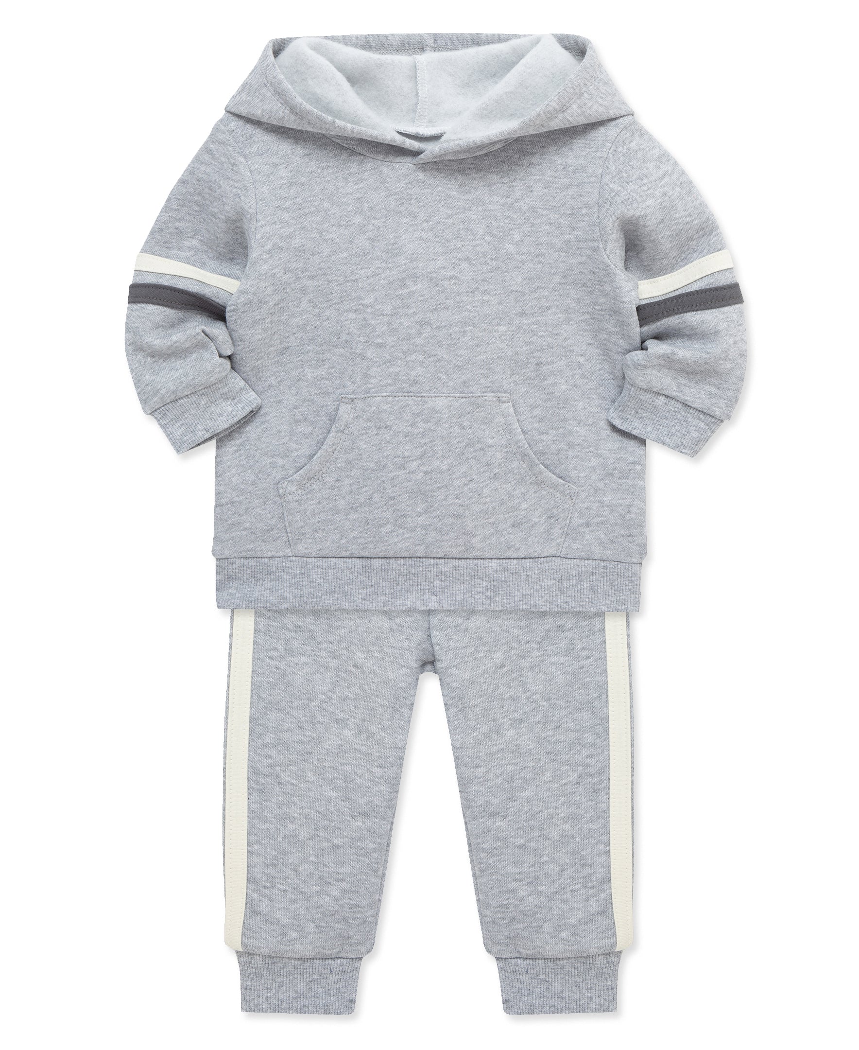 Grey Toddler Sweatshirt Hoodie Set (2T-4T) - Little Me