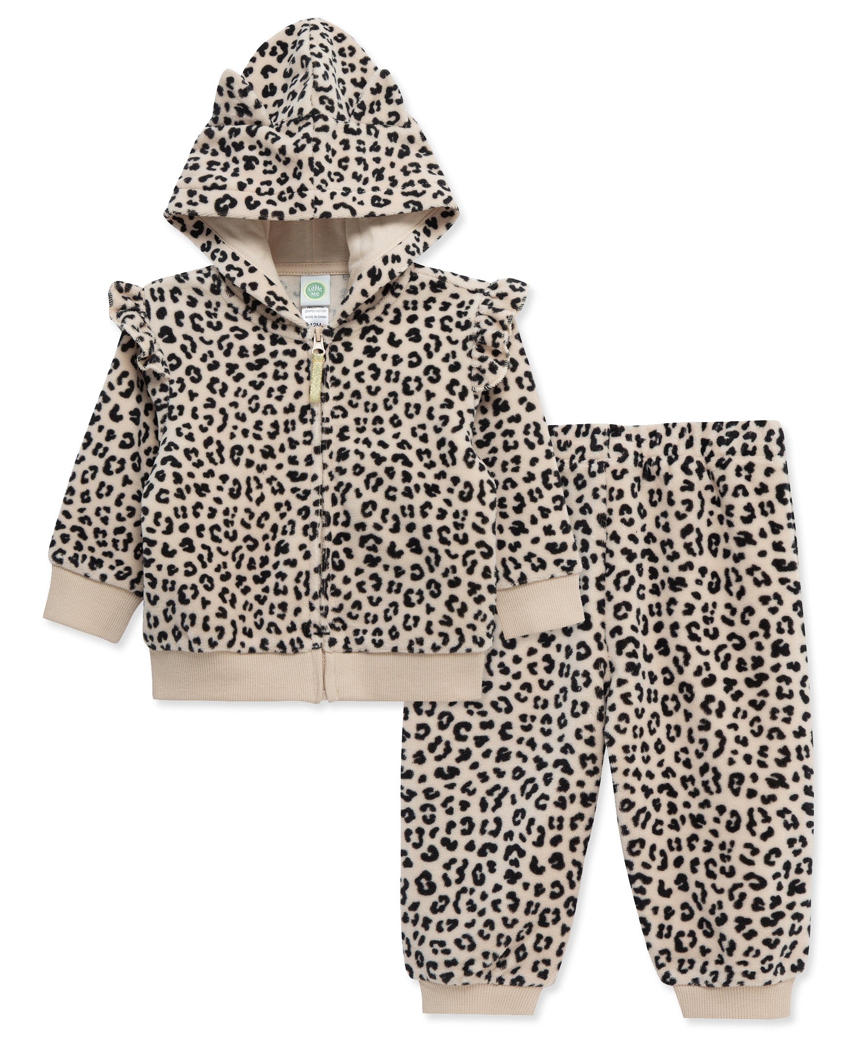 Leopard Toddler Hoodie Set (2T-4T) - Little Me