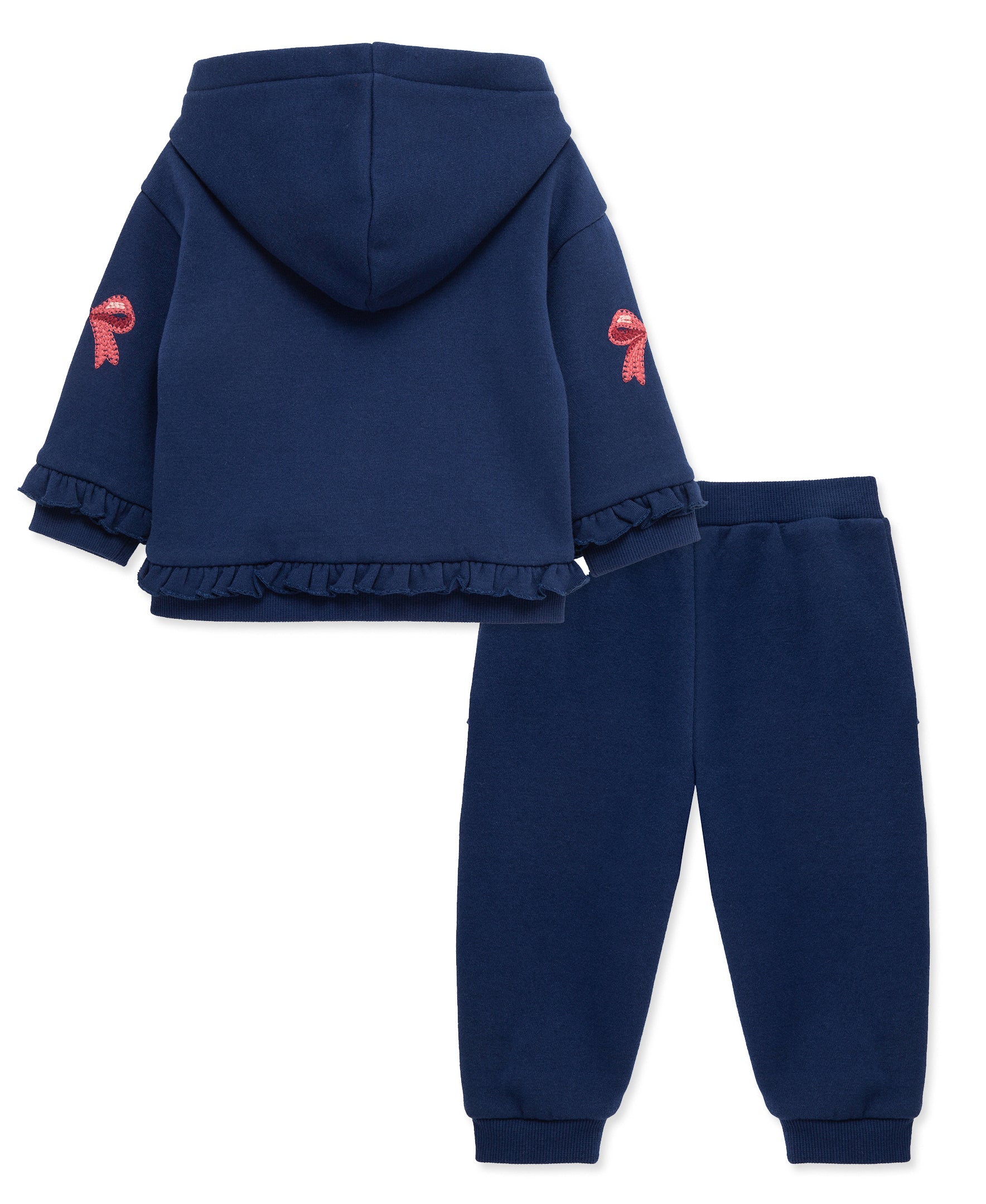 Bow Toddler Hoodie Set (2T-4T) - Little Me