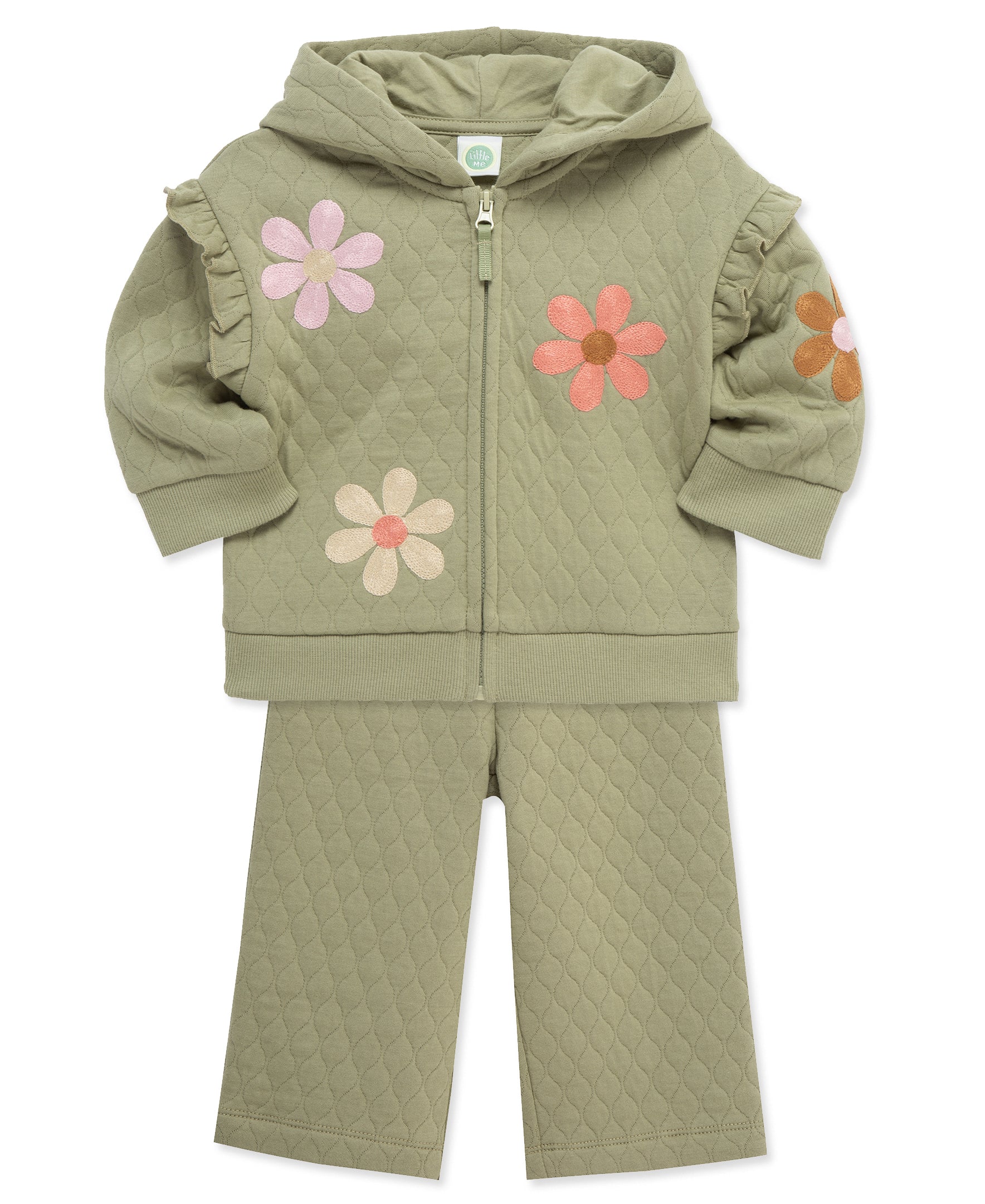 Flower Hoodie Set (12M-24M) - Little Me