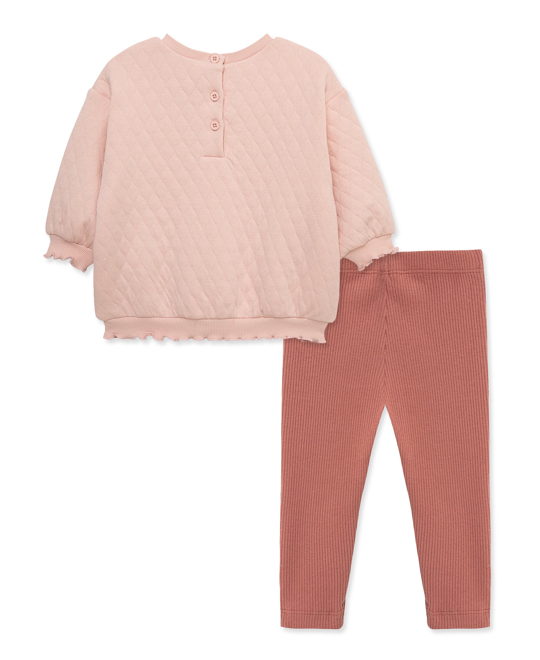 Bow Sweatshirt Set (2T-4T) - Little Me