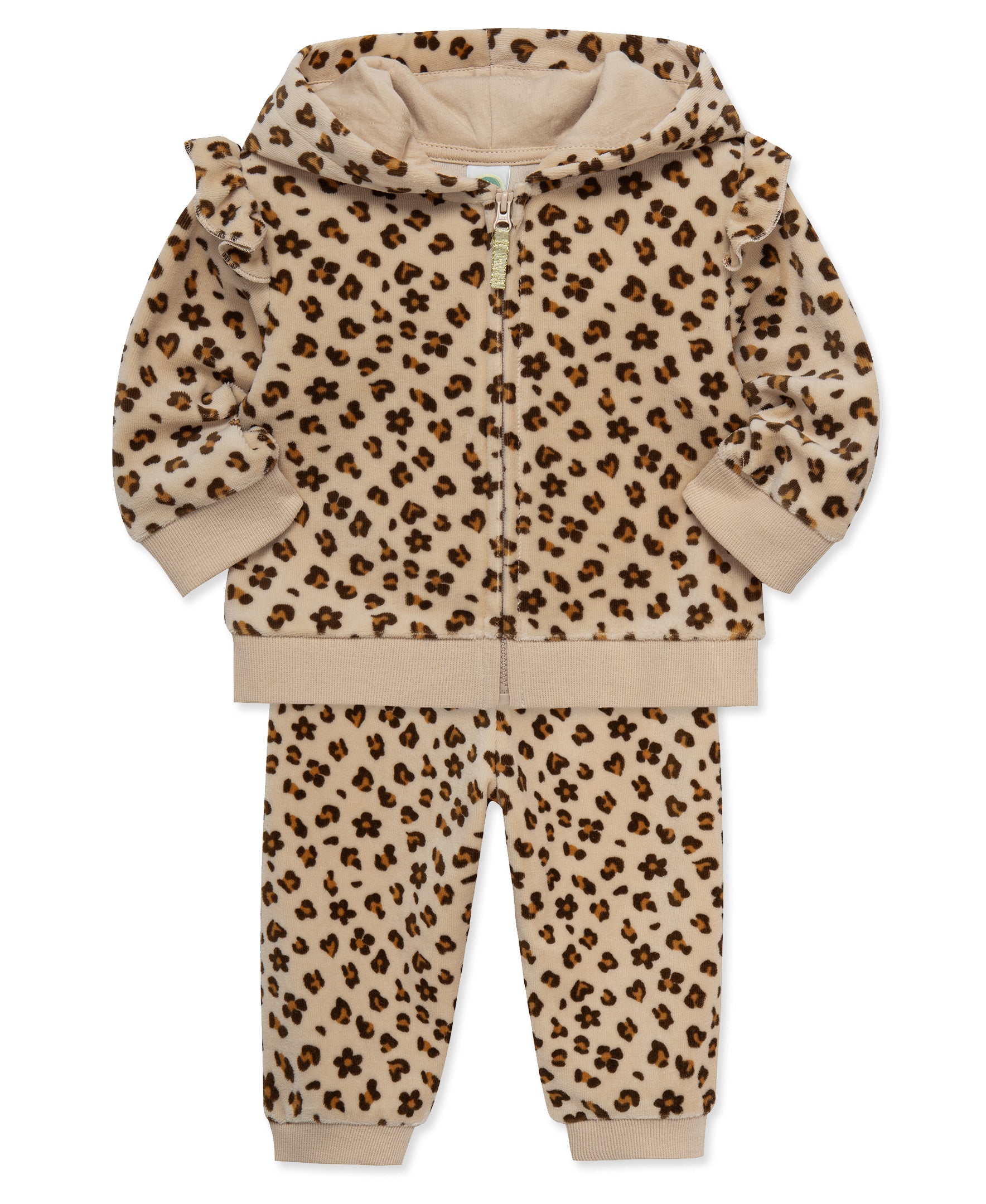 Leopard Hoodie Set (2T-4T) - Little Me