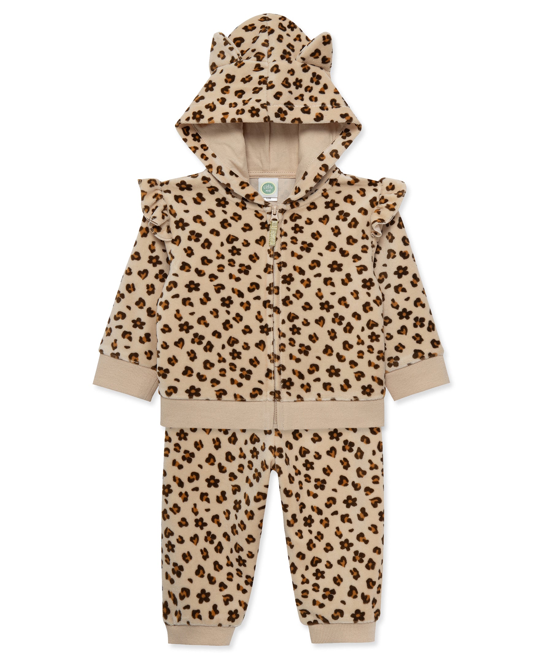 Leopard Hoodie Set (2T-4T) - Little Me