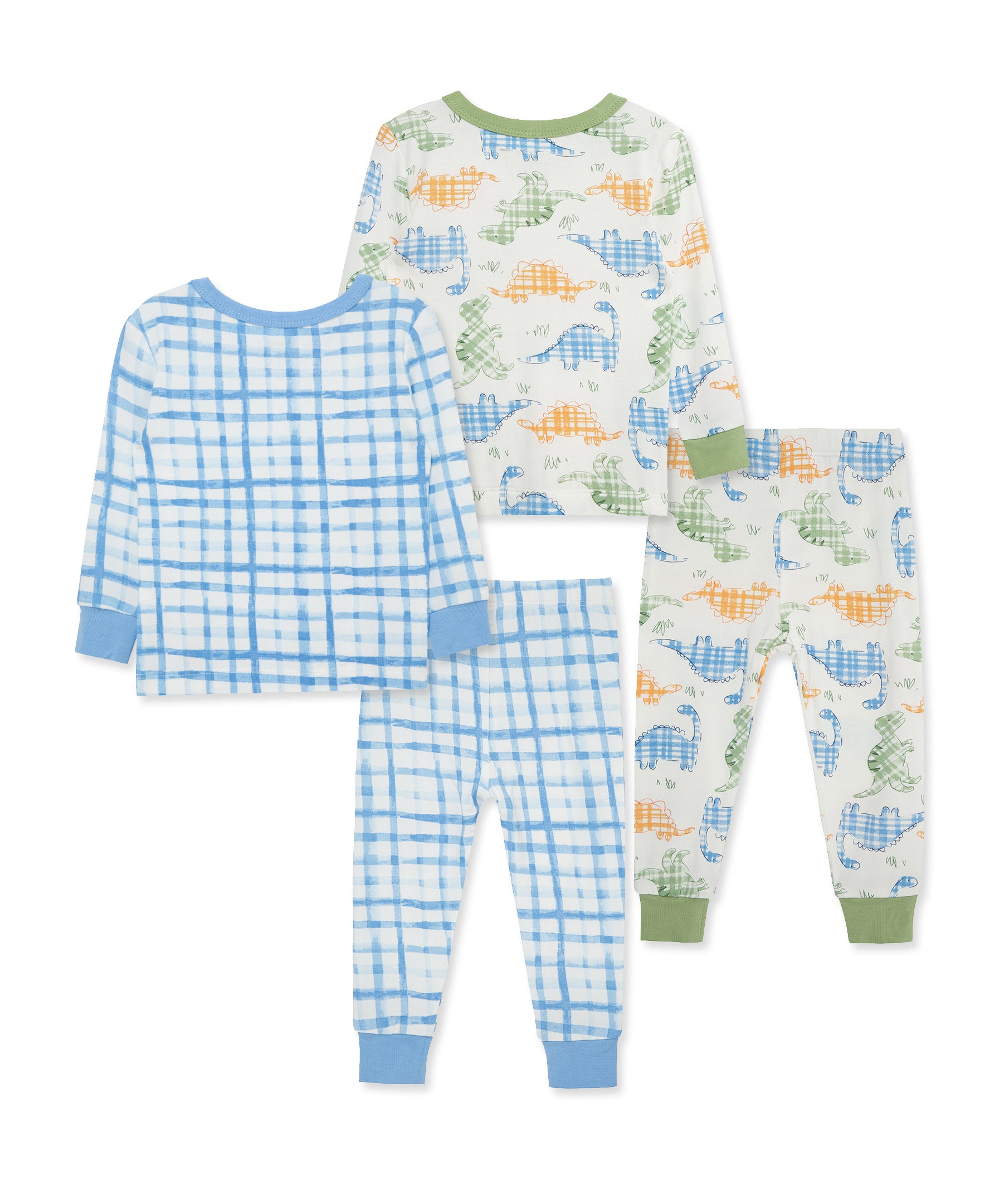 Dino 4-Piece Toddler Pajama Set (2T-4T) - Little Me