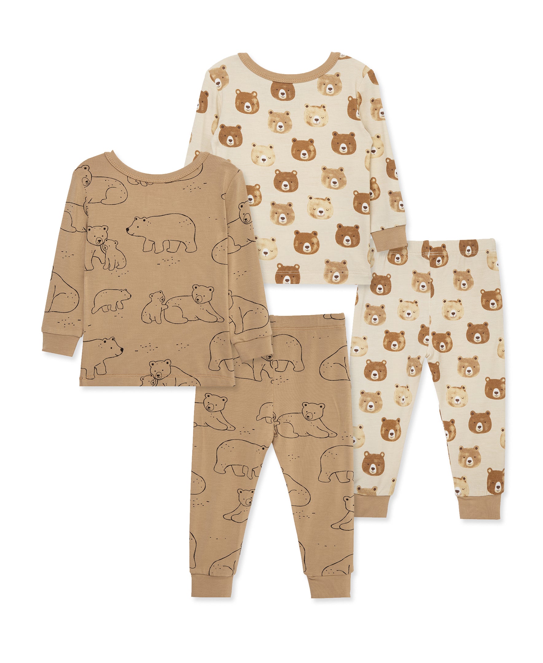 Bear 4-Piece Toddler Pajama Set (2T-4T) - Little Me