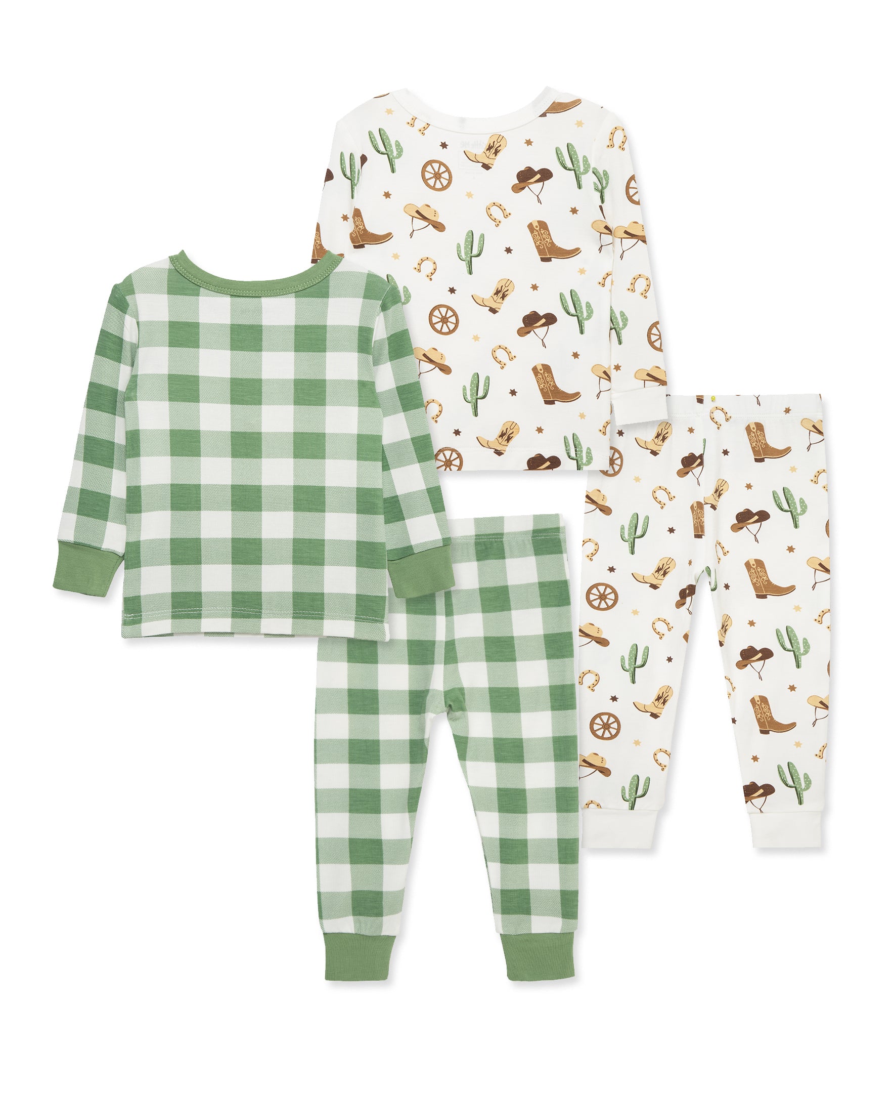 Cowboy 4-Piece Toddler Pajama Set (2T-4T) - Little Me