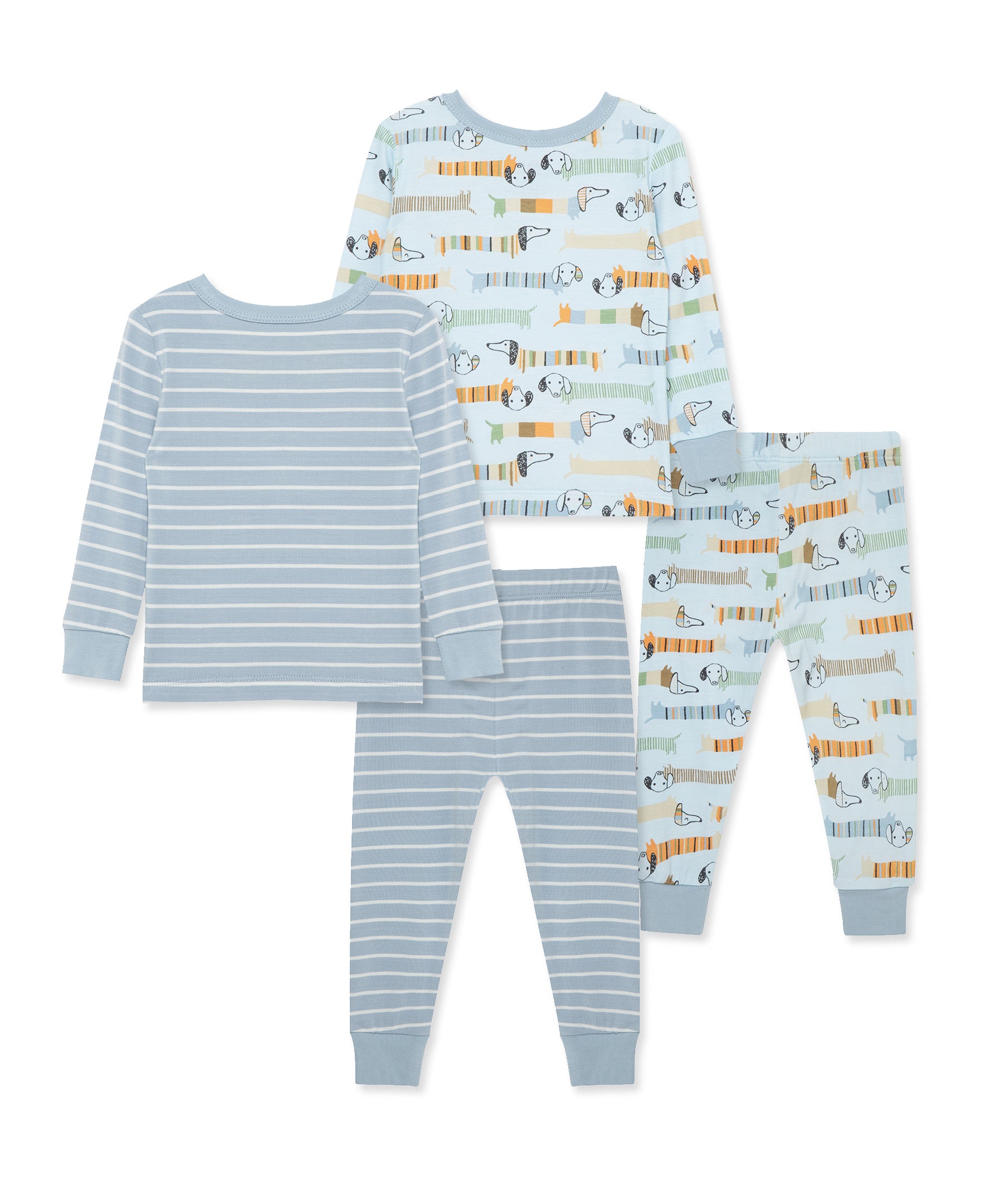Puppy 4-Piece Toddler Pajama Set (2T-4T) - Little Me