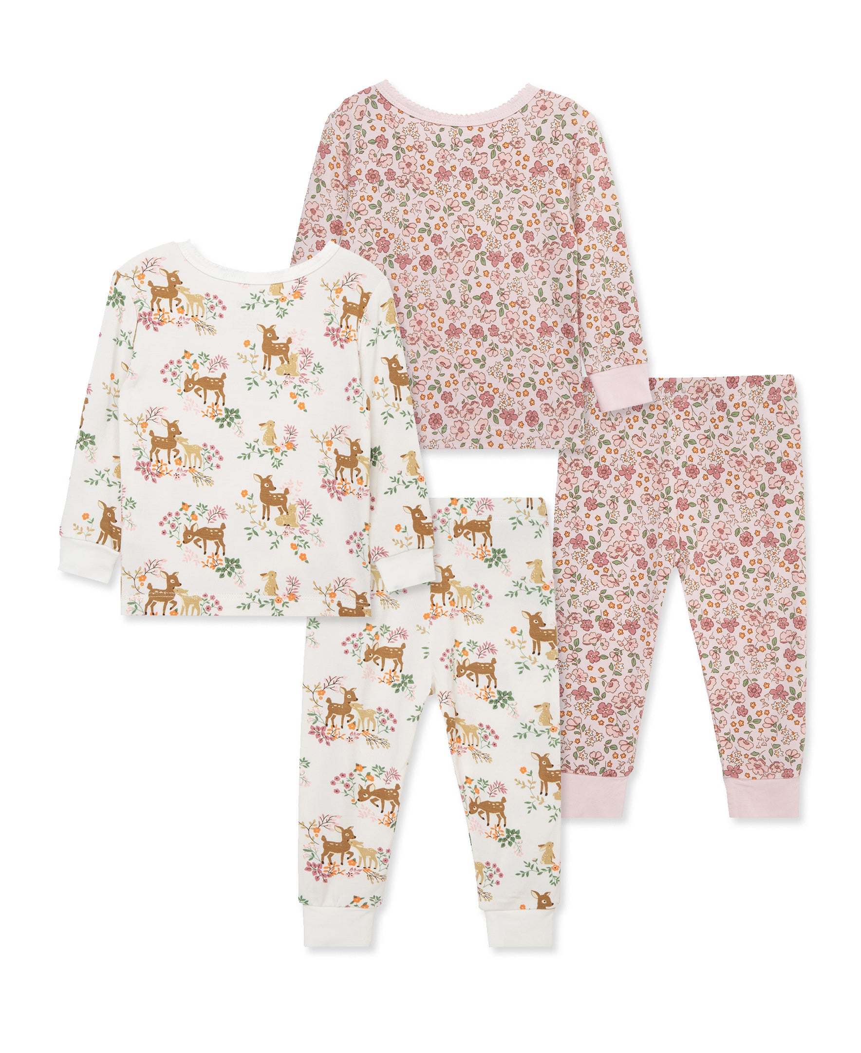 Woodland 4-Piece Toddler Pajama Set (2T-4T) - Little Me