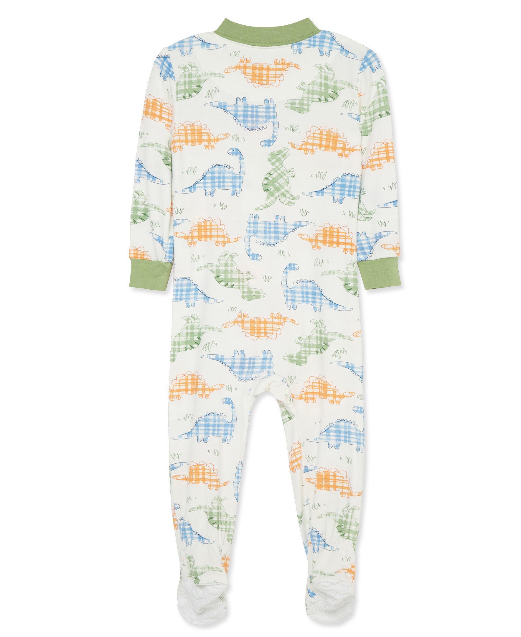 Dino Zip Front Footie Pajama (12M-24M) - Little Me