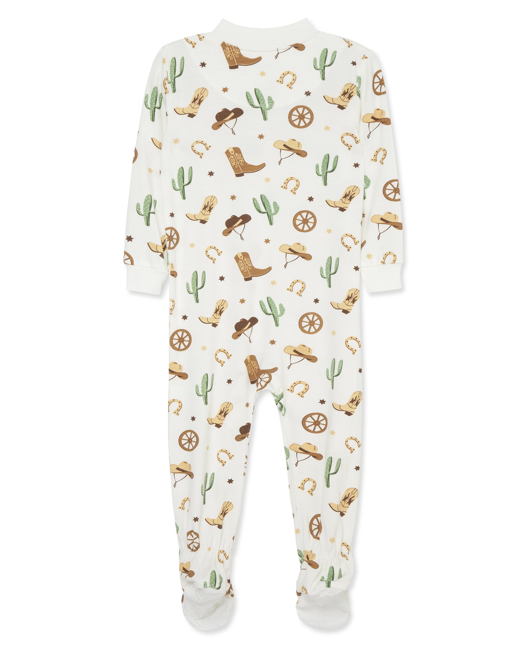 Cowboy Zip Front Footie Pajama (12M-24M) - Little Me