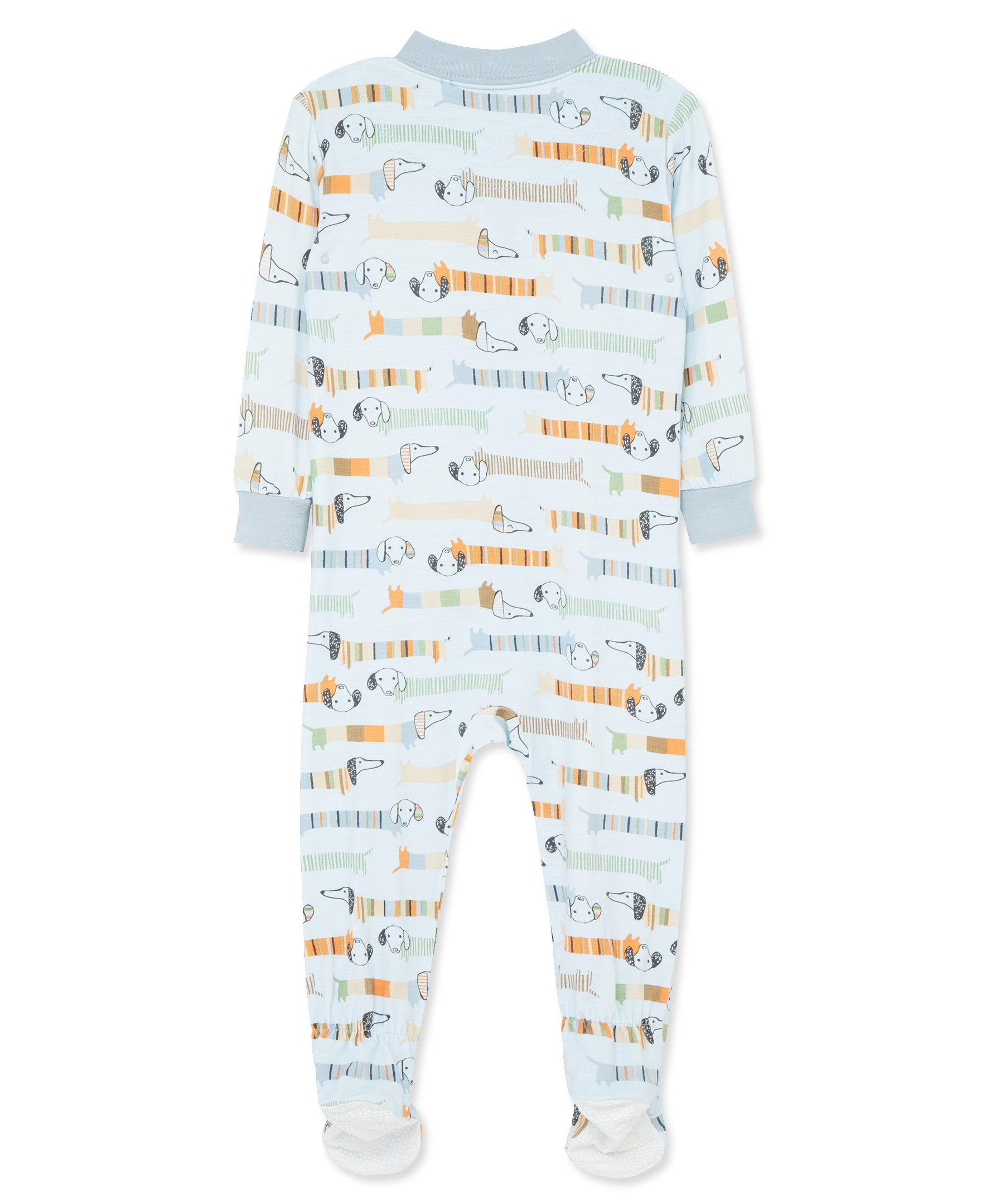 Puppy Zip Front Footie Pajama (12M-24M) - Little Me