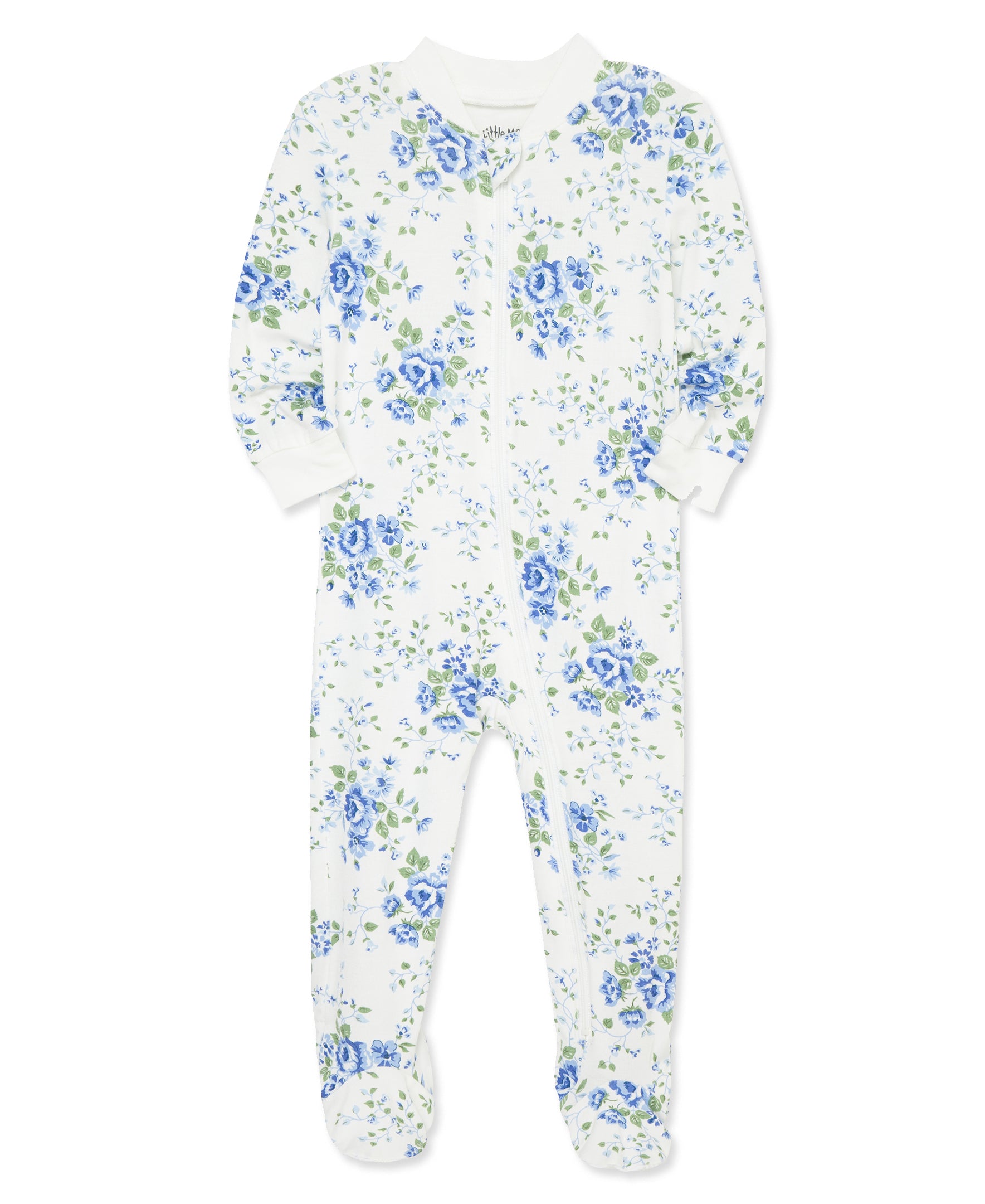 Toile Zip Front Footie Pajama (12M-24M) - Little Me