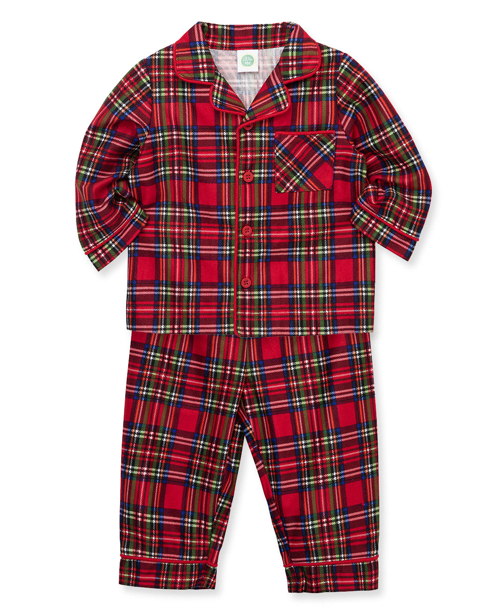 Plaid Coat 2-Piece Pajama Set (5-7) - Little Me