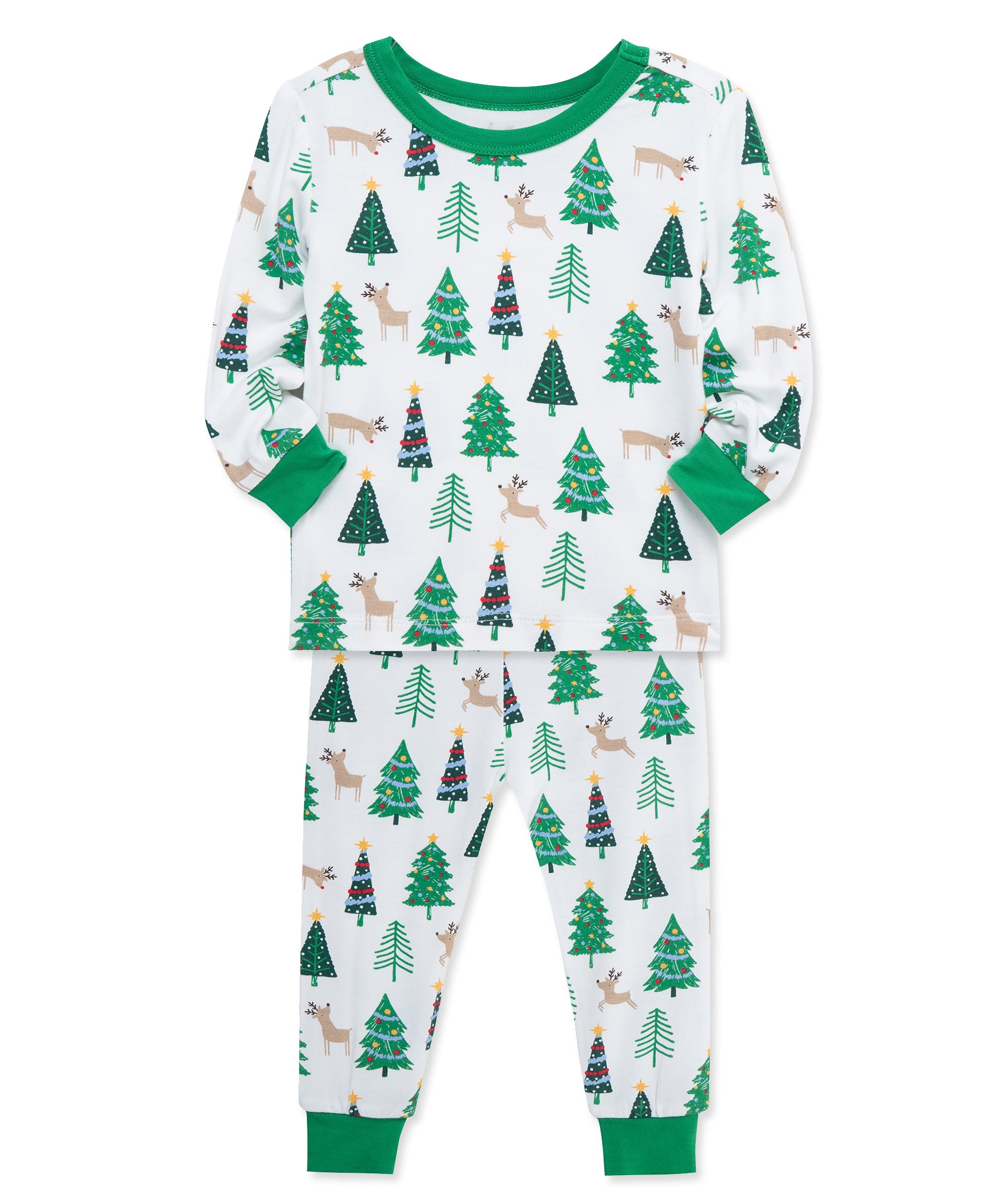 Christmas Tree 2 Piece Pajama Set (2T-4T) - Little Me