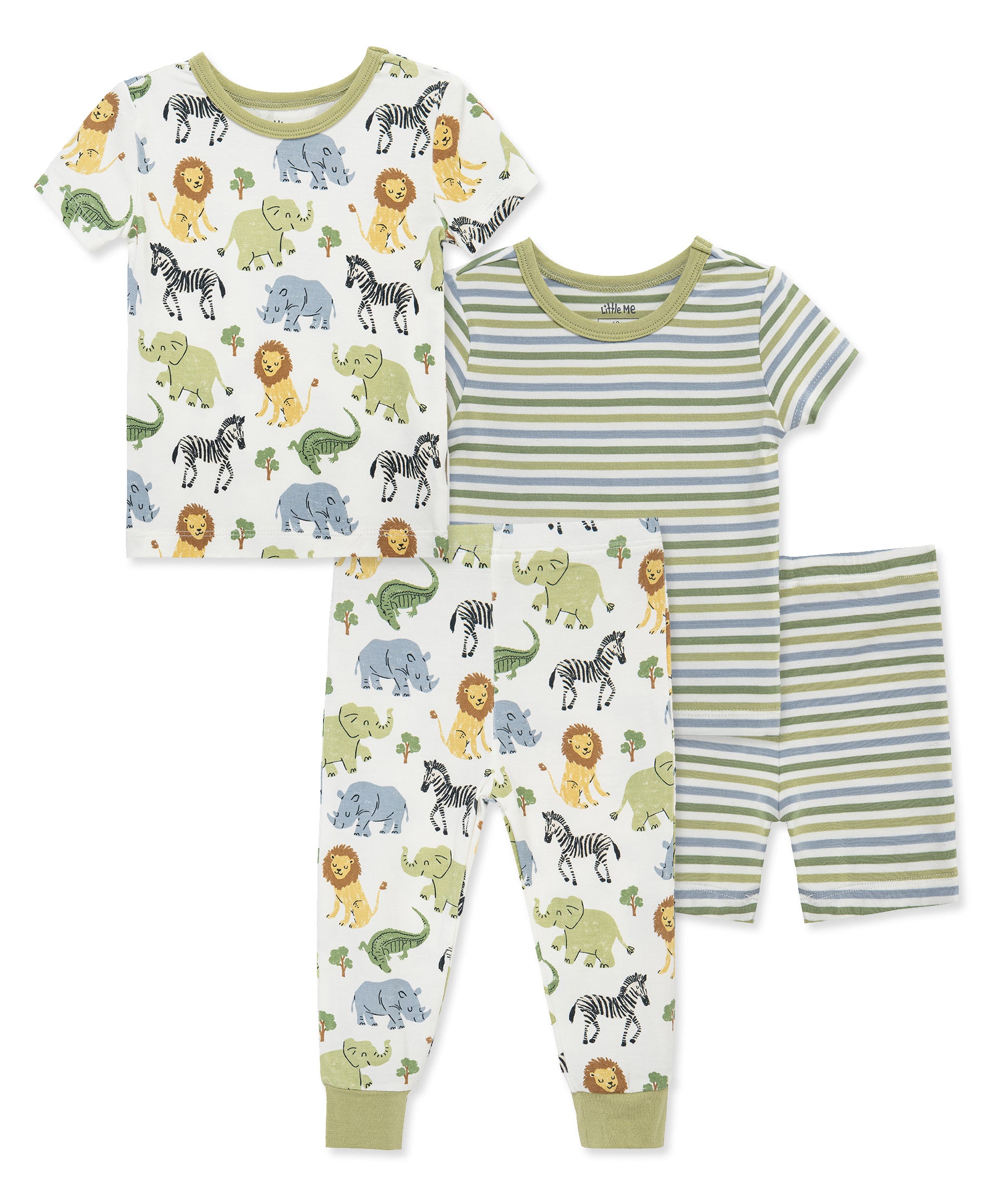 Safari 4-Piece Pajama Set (12M-24M)