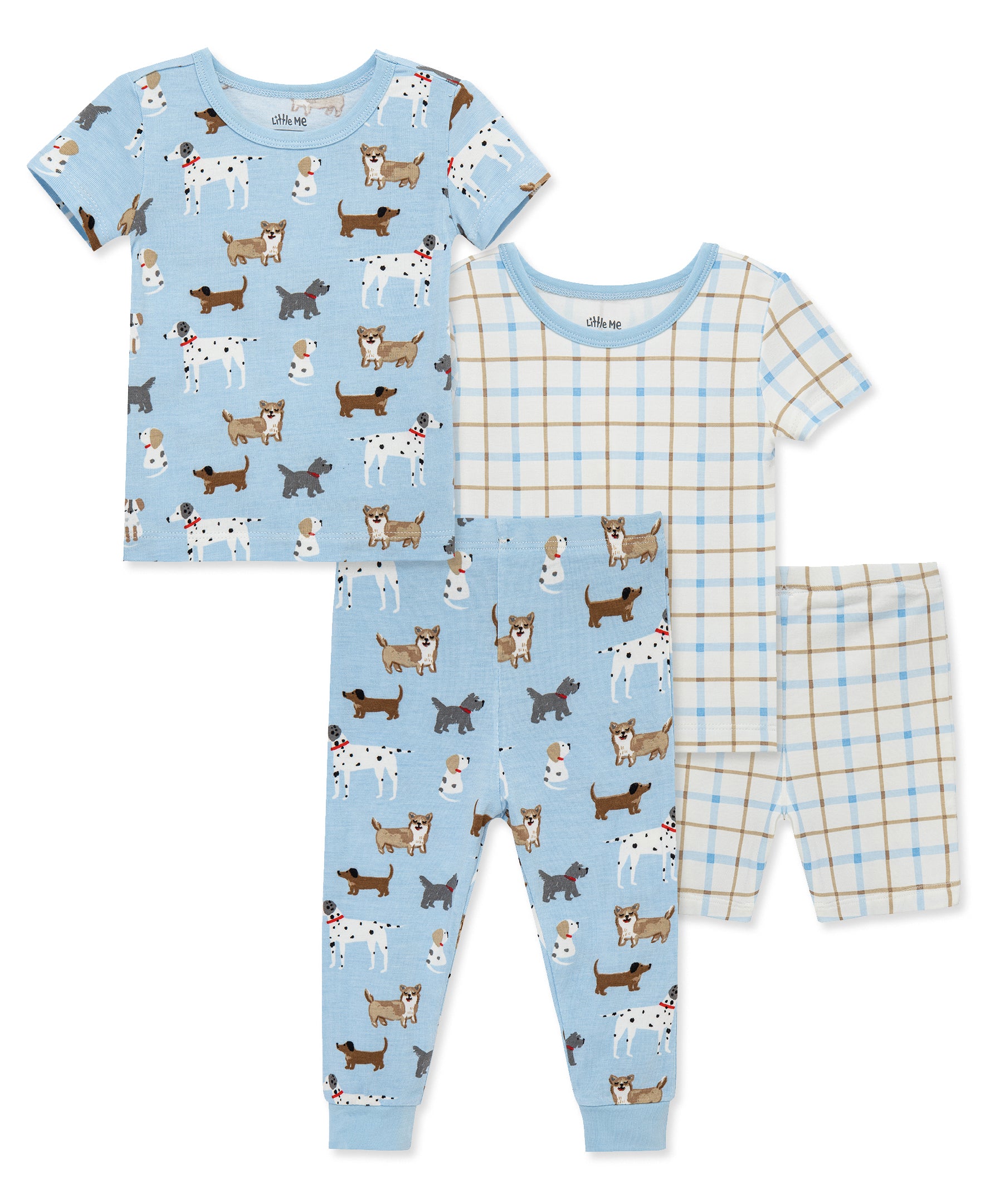 Puppy 4-Piece Pajama Set (2T-4T)