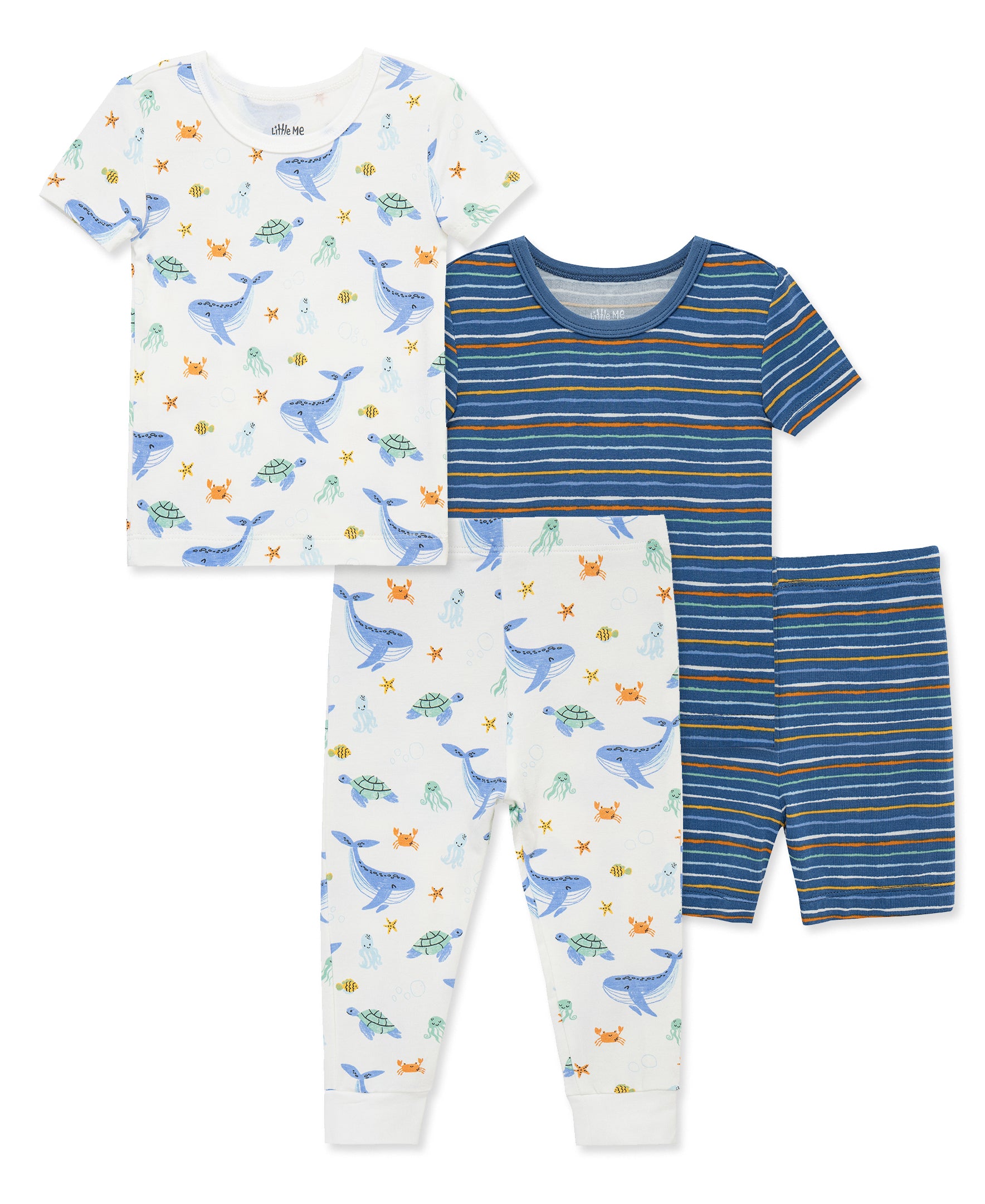 Ocean 4-Piece Pajama Set (12M-24M)