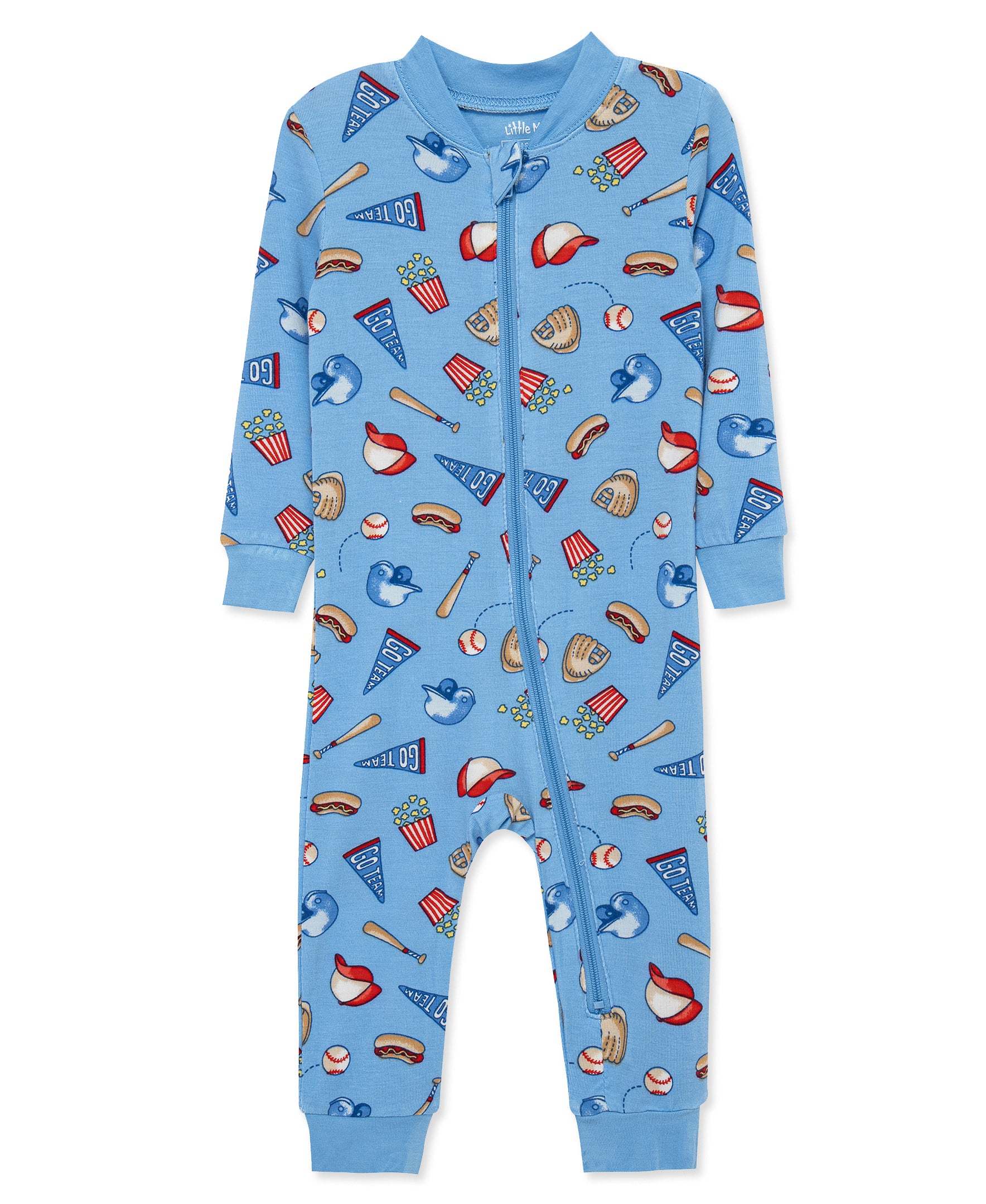 Baseball Zip Front One-Piece