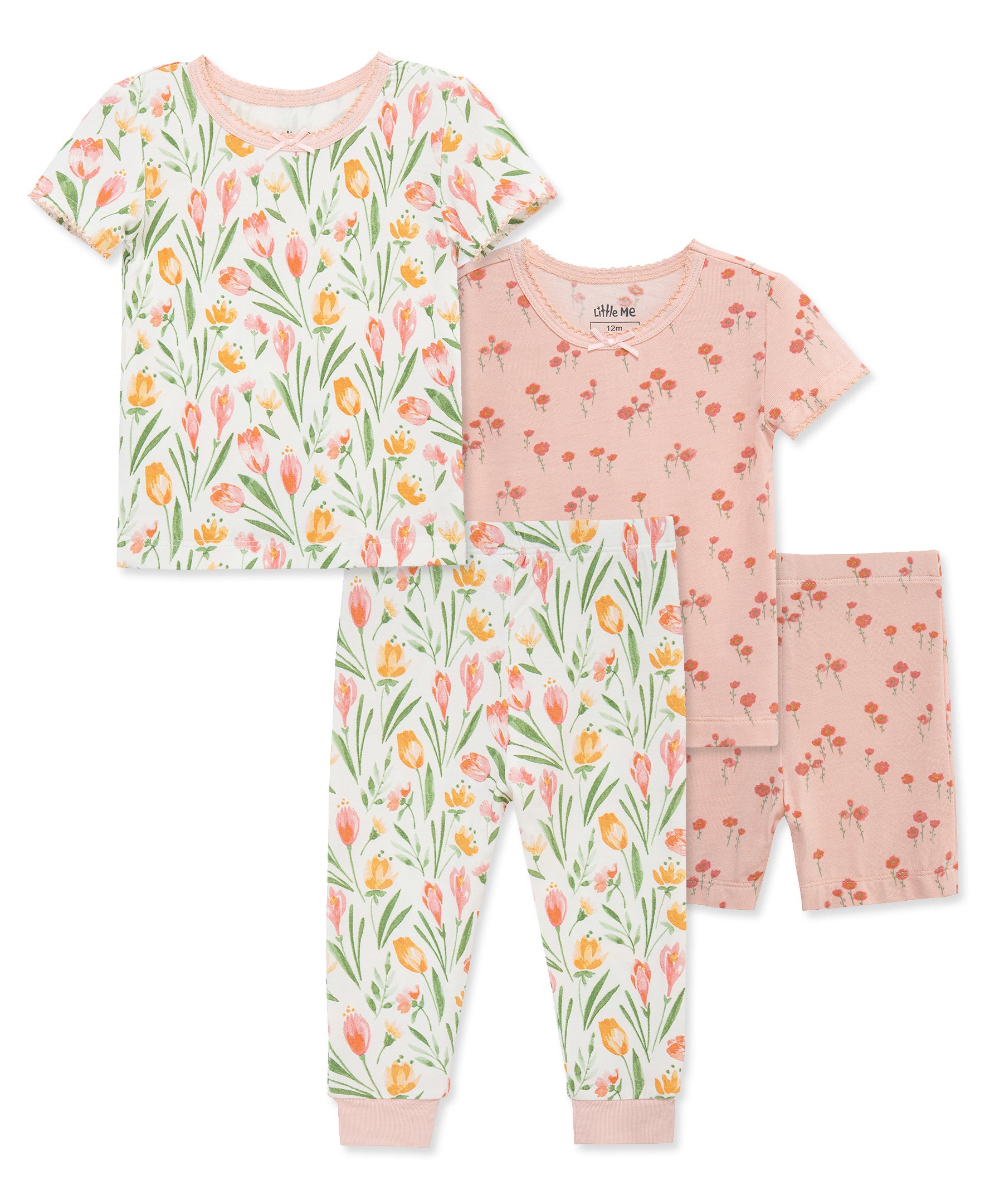 Tulip 4-Piece Pajama Set (2T-4T)