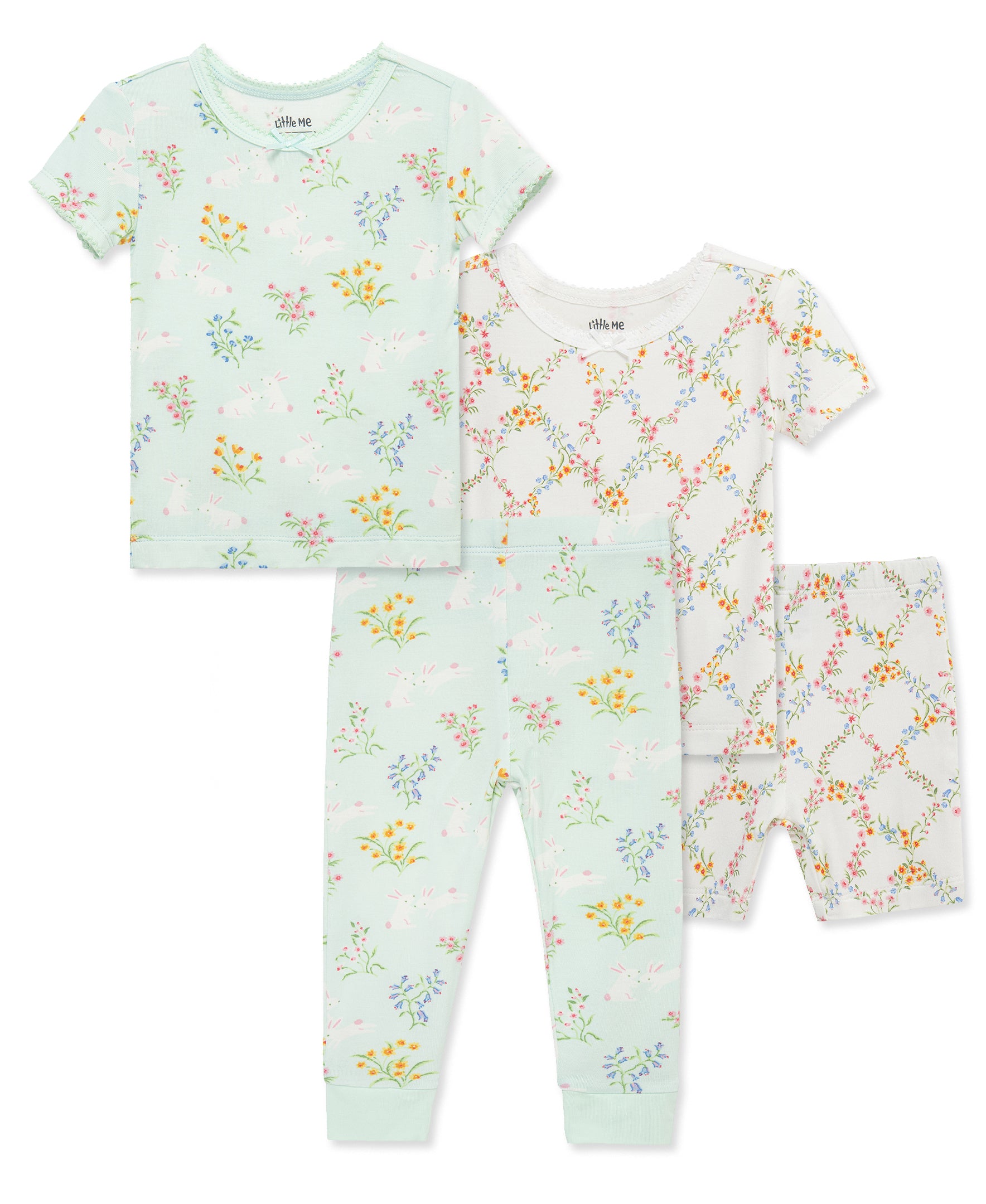 Bunny 4-Piece Pajama Set (12M-24M)